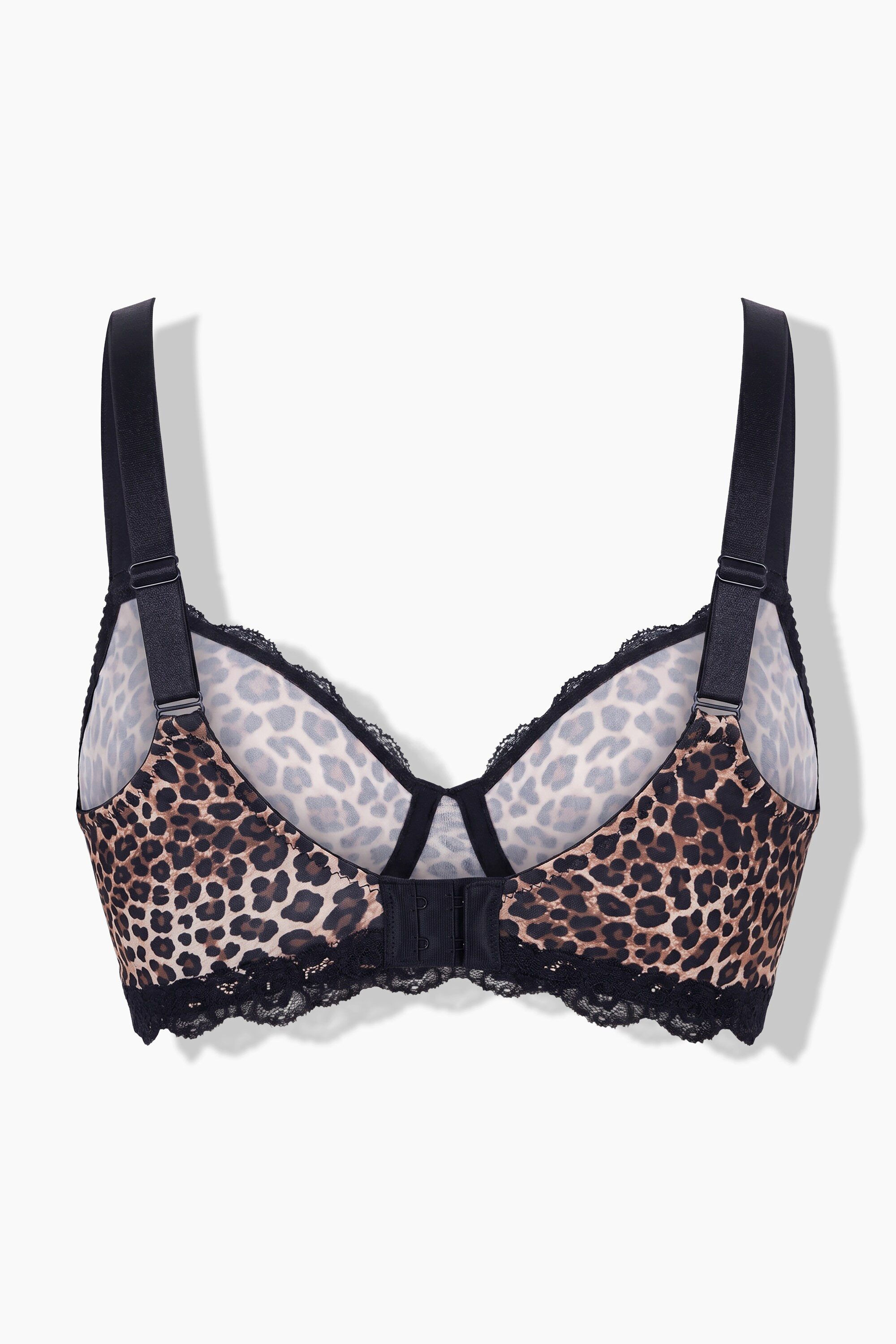 Ulla Popken Multiway-BH TruYou Push-Up-BH Bügel Push-Up-Softschalen Leo – Bild 4 von 4