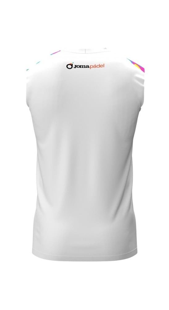 Joma Tanktop Tennis-Padel Tank Top Torneo Capsule (ärmellos) weiss Herren