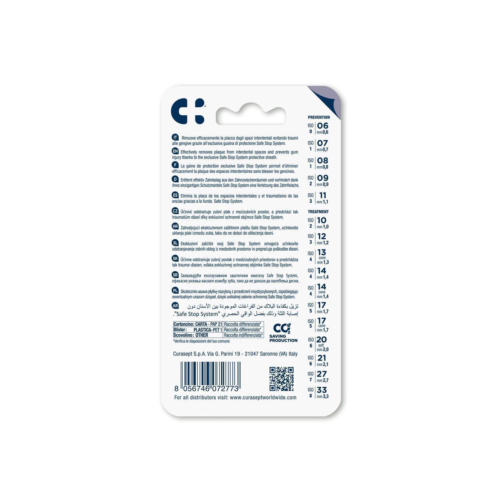 Curasept Interdentalbürsten Curasept Proxi Interdentalbürsten 5 Stück 0,6 mm bis 1,1 mm gemischt
