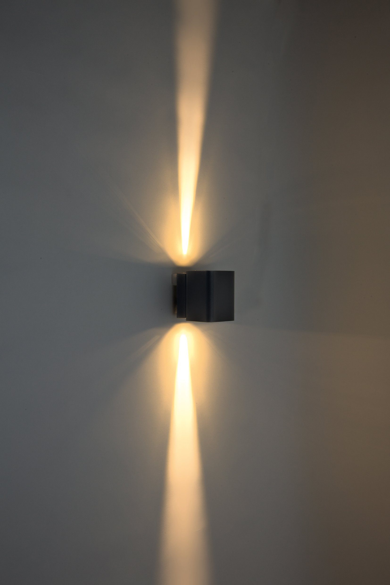 HEITRONIC LED Wandleuchte Wandlampe, Austrahlungswinkel Warmweiß, fest Sophie, einstelllbar LED individuell Außenleuchte, integriert