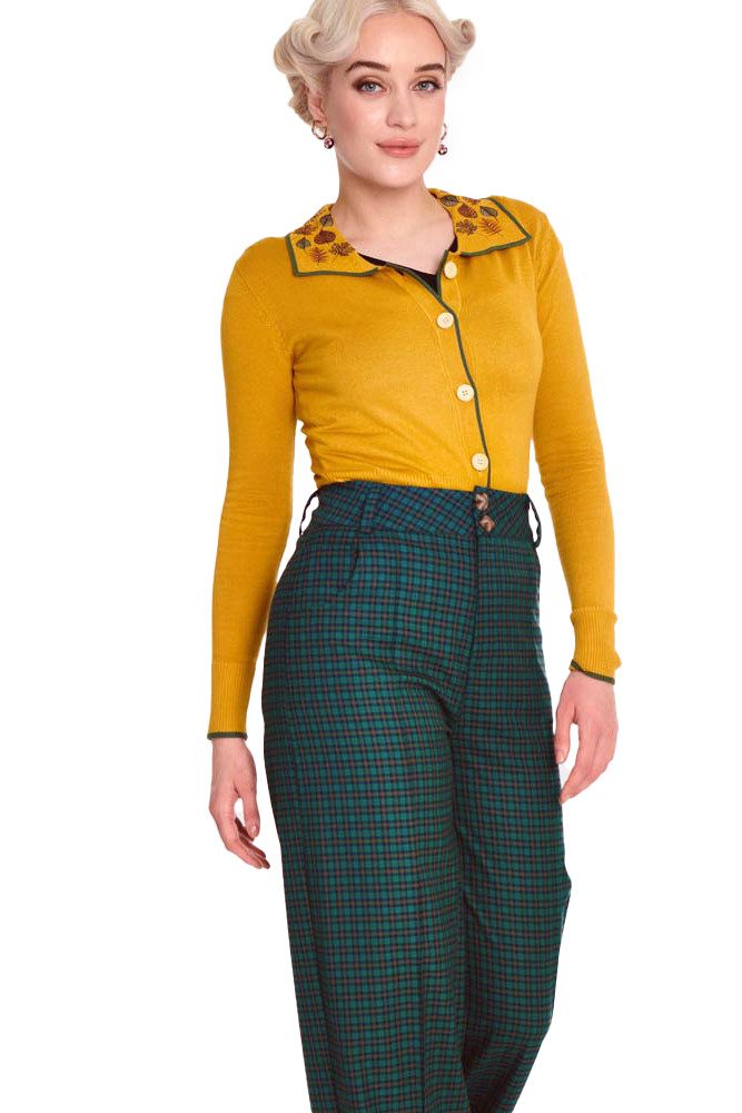 Voodoo Vixen Stoffhose Mini Check Turn günstig online kaufen