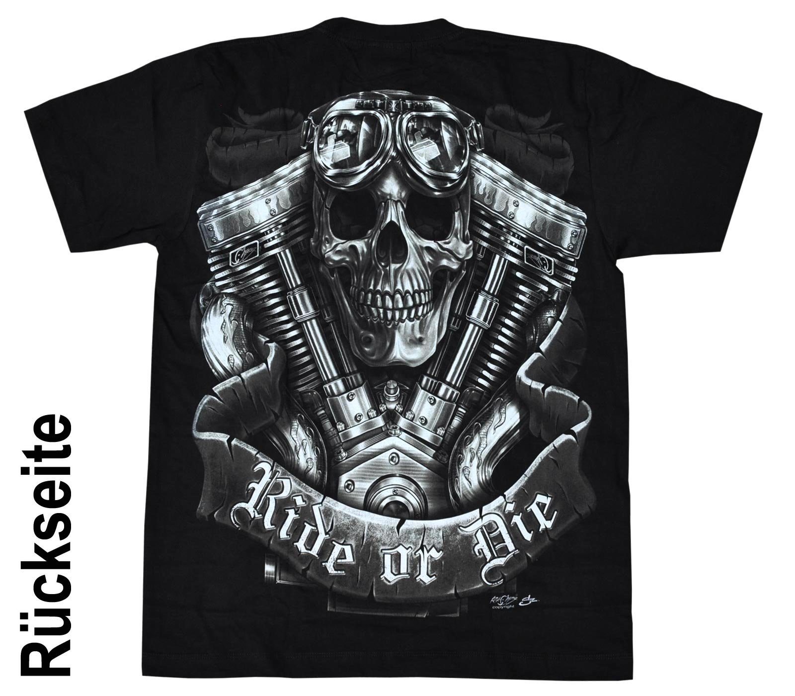 Rock Wilai T-Shirt T-Shirt Heavy Tattoo Metal Rocker Chang Biker