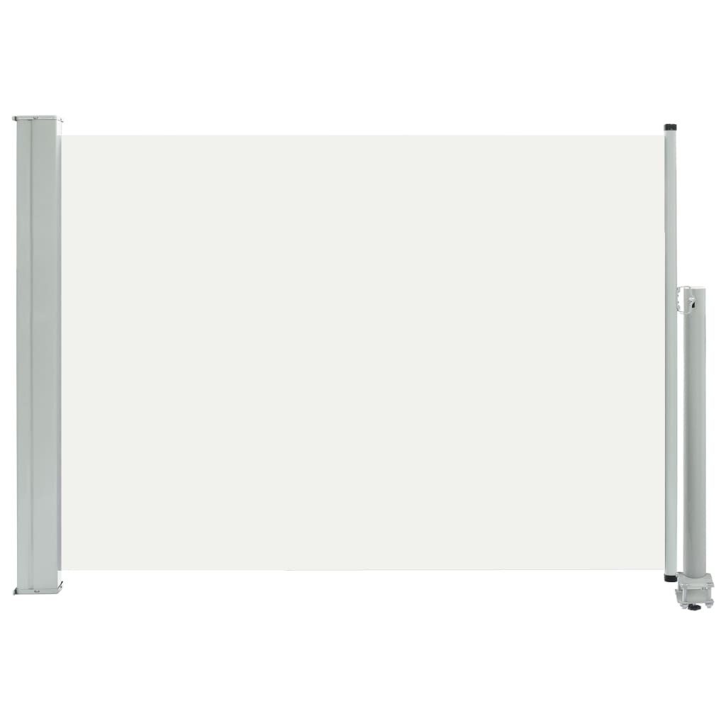 vidaXL Seitenmarkise 80 x 300 cm Ausziehbare Seitenmarkise 80x300 cm Creme