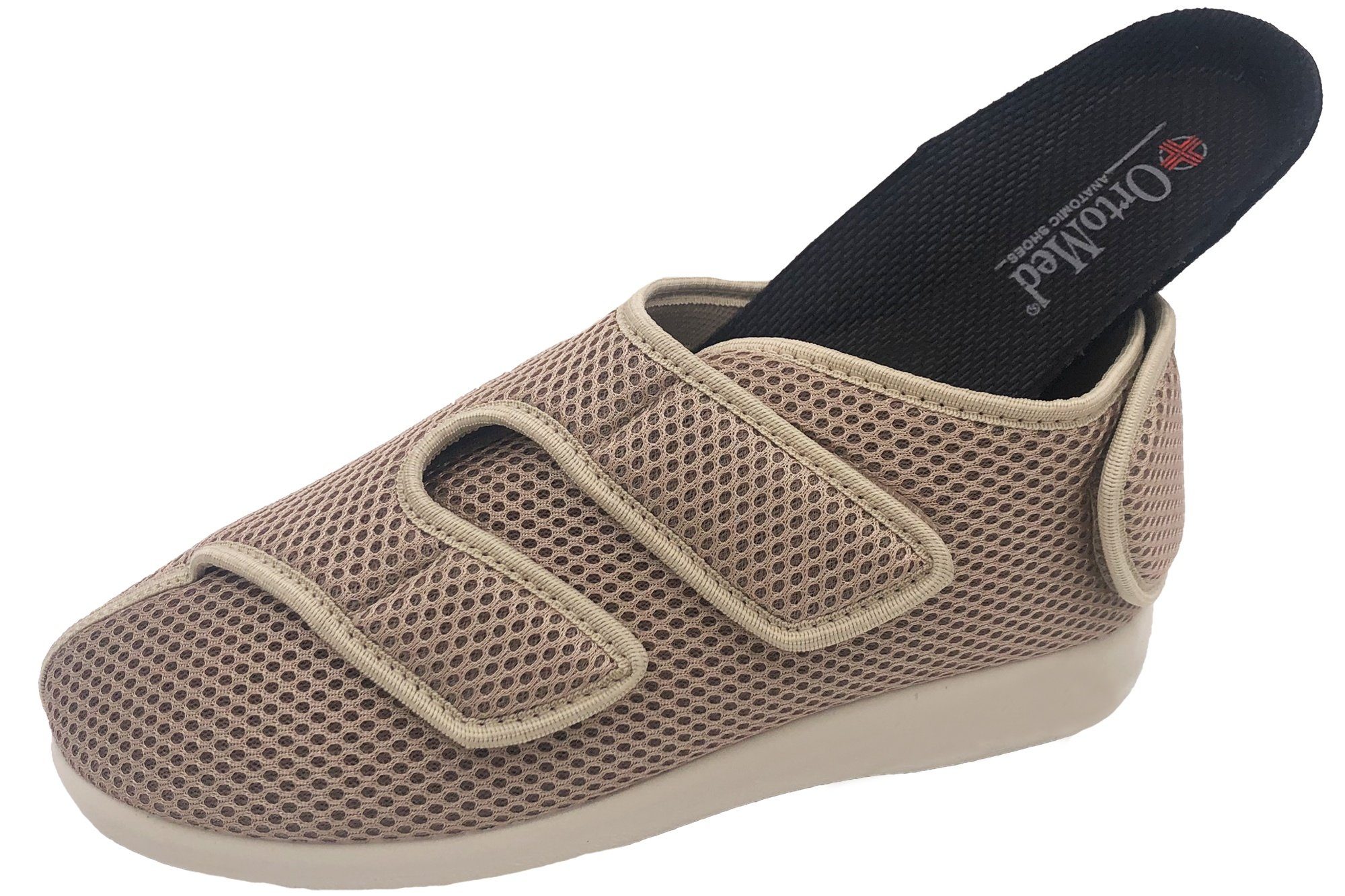 PADERO Ortomed Klettschuhe Verbandschuhe Hausschuh Orthopädischer Rehabilitationsschuh