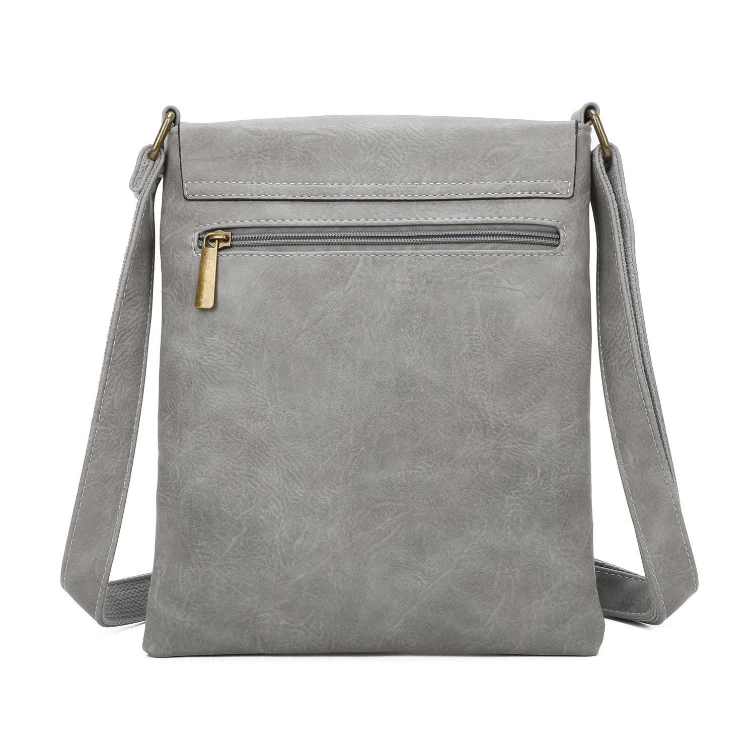 ITALYSHOP24 Schultertasche Damen Tasche Messenger Cross Over Body Bag Umhängetasche Modern Style, Highlight City Shopping Begleiter, für Tablet, Geldbörse Handy & mehr