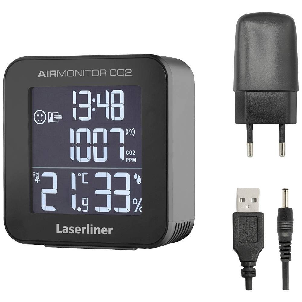 LASERLINER Raumluft-Qualitätssensor CO₂-Messgerät 082.427A
