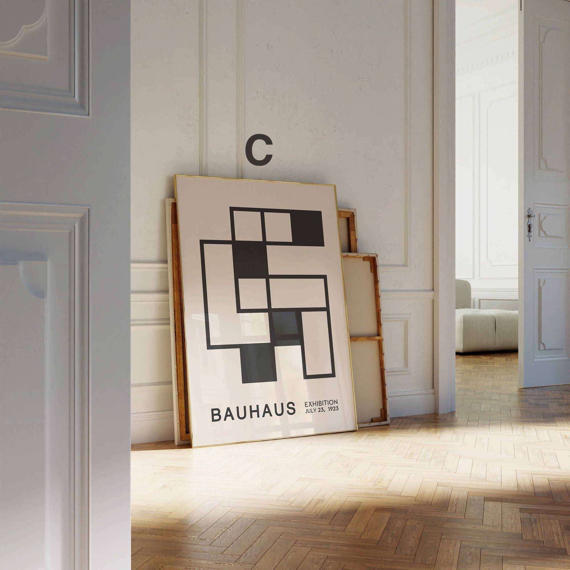 JUSTGOODMOOD Poster Premium ® Bauhaus Ausstellung günstig online kaufen