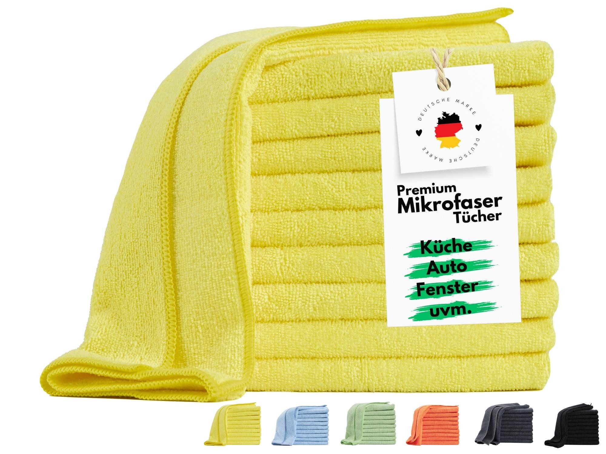 Fusselfrei Putztücher Fenstertücher Reinigungstücher Lappen Küche Auto Mikrofasertuch