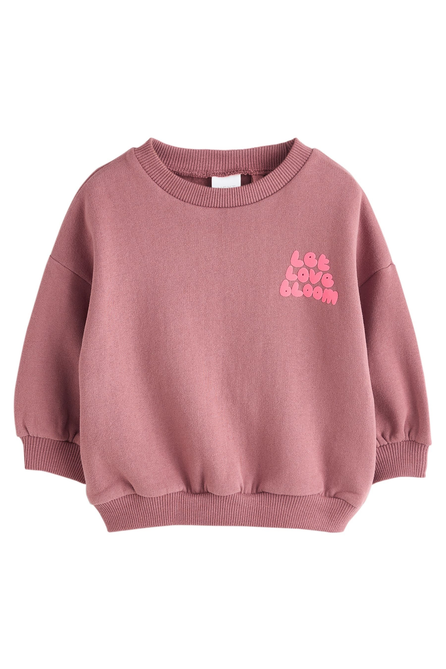 Next Sweater Sweatshirt mit Rundhalsausschnitt (1-tlg)