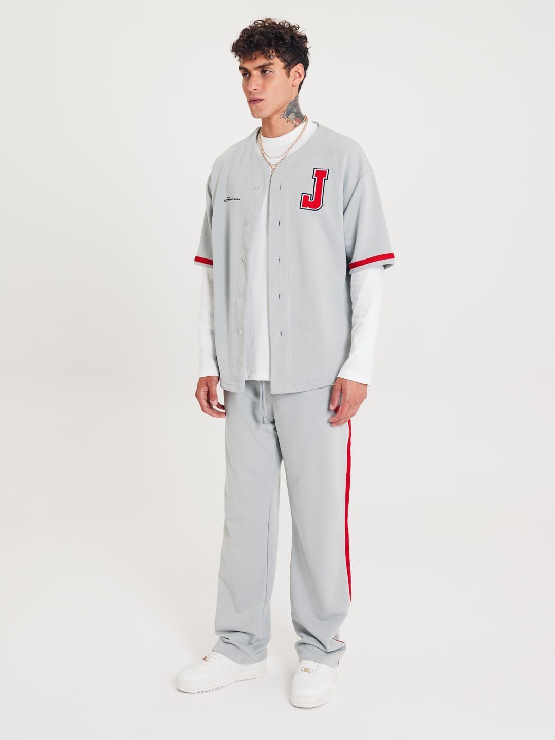 OSSY HOMER Freizeitanzug Set Baseball Hemd günstig online kaufen
