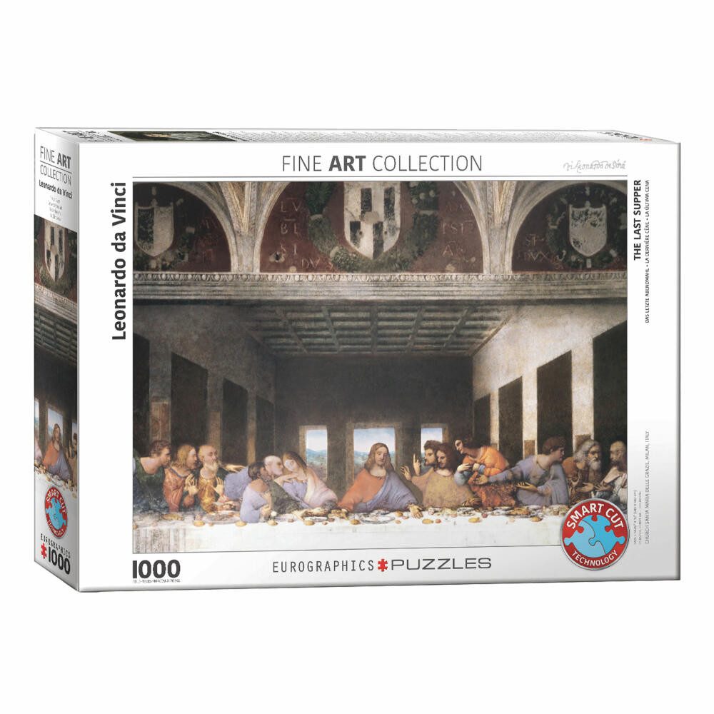 EUROGRAPHICS Puzzle Das letzte Abendmahl, 1000 Puzzleteile