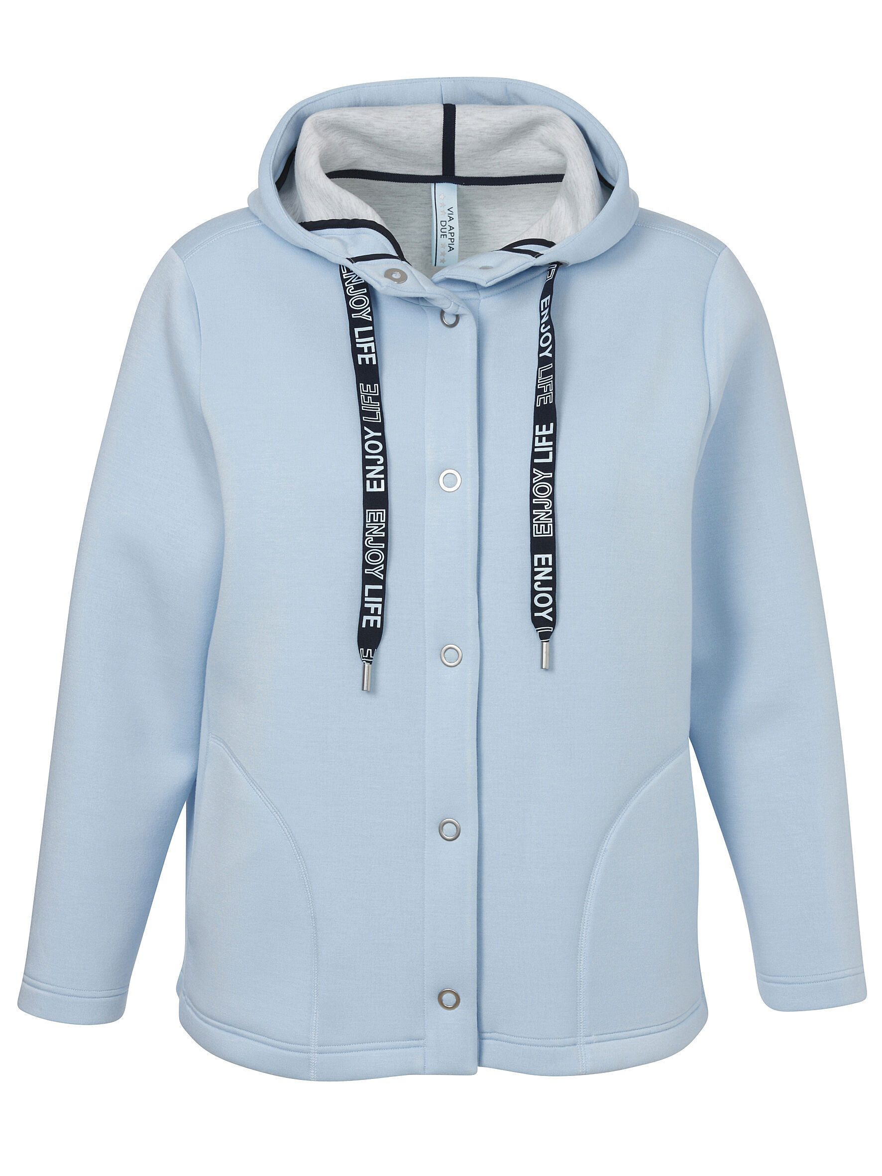 VIA APPIA DUE Kapuzensweatjacke in Große günstig online kaufen