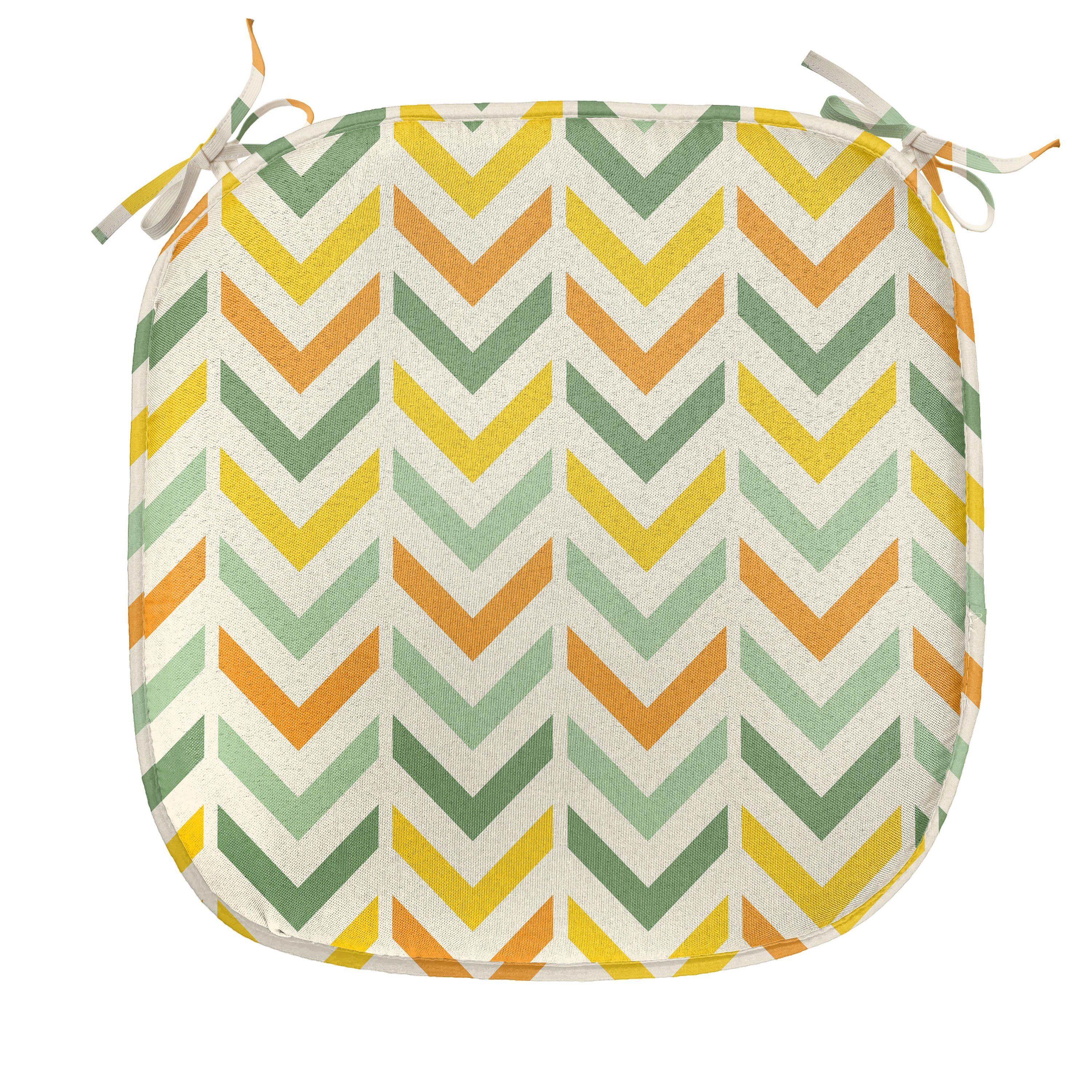 Stuhlkissen Dekoratives wasserfestes Kissen mit Riemen für Küchensitze