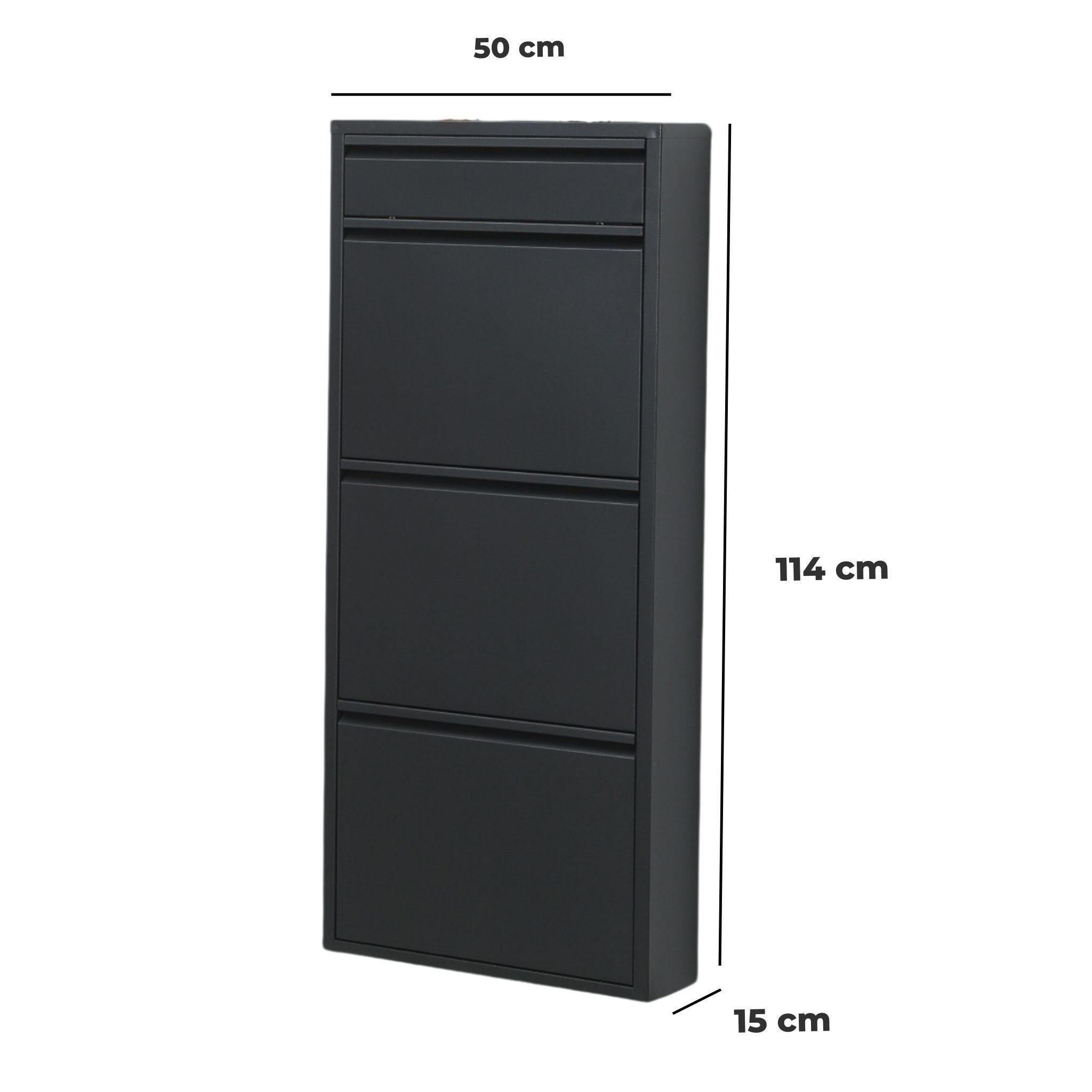 gowoll Schuhschrank Schmal Schuhregal Metall Schuhkipper günstig online kaufen