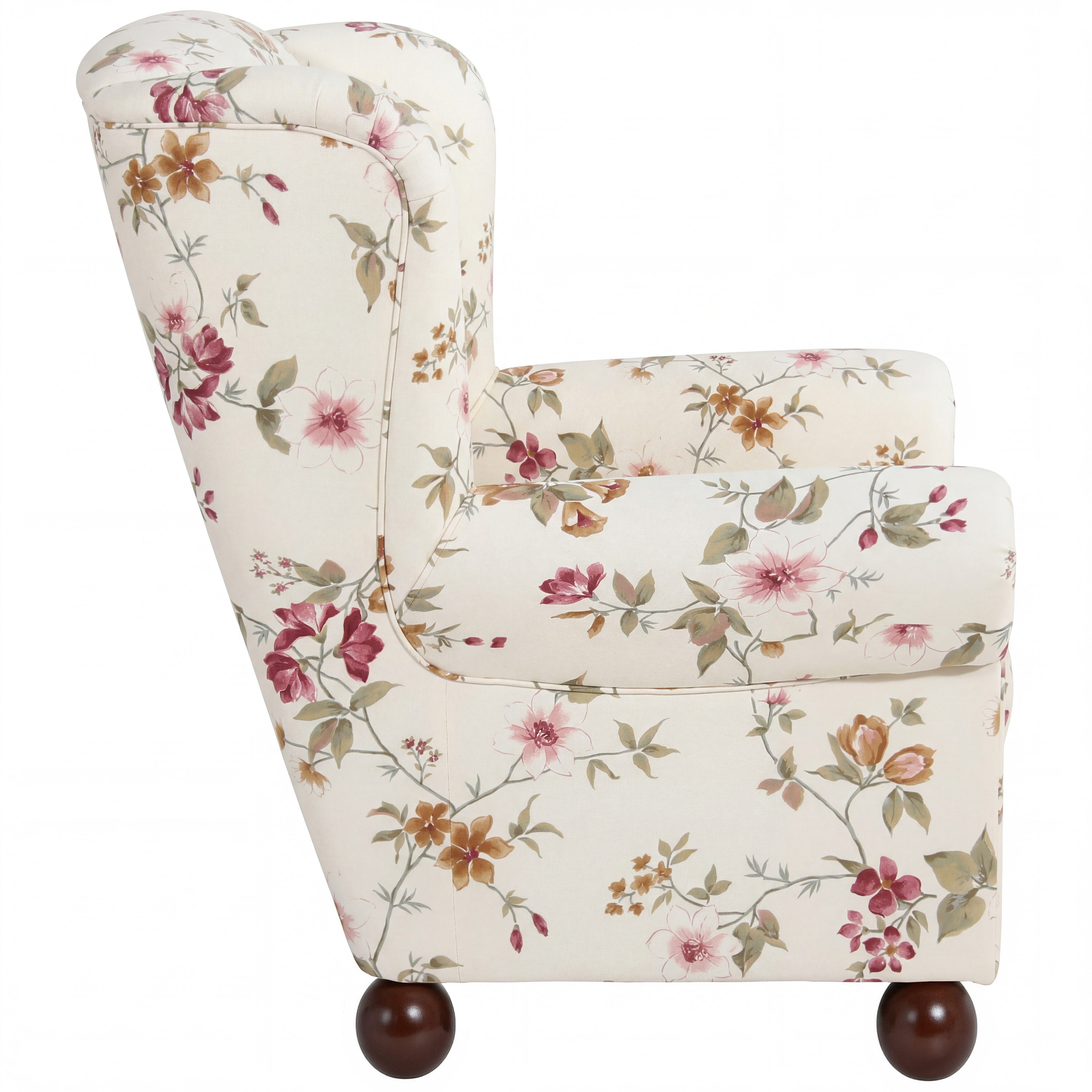 Max Winzer® Ohrensessel Monarch, im Landhausstil geblümt