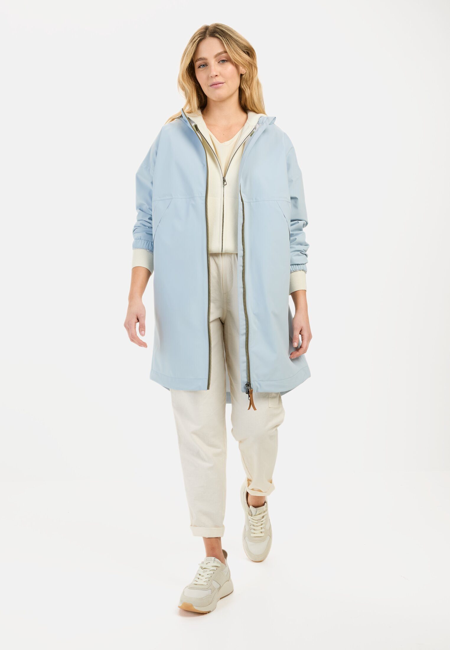 camel active Funktionsparka aus recyceltem Polyester Langarm