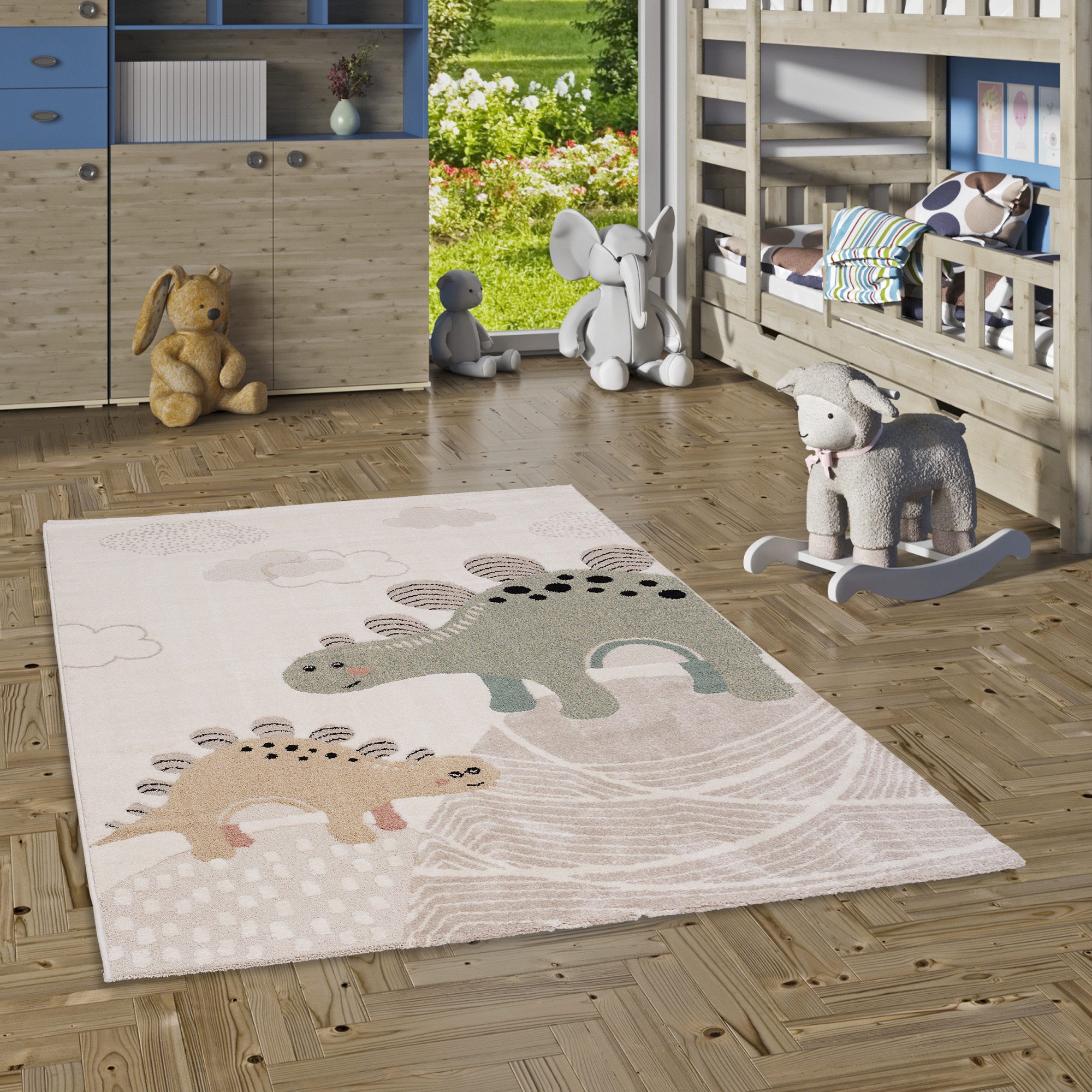 Pergamon Kinderteppich Kinder Teppich Happy Kids, Rechteckig, Höhe: 11 mm günstig online kaufen