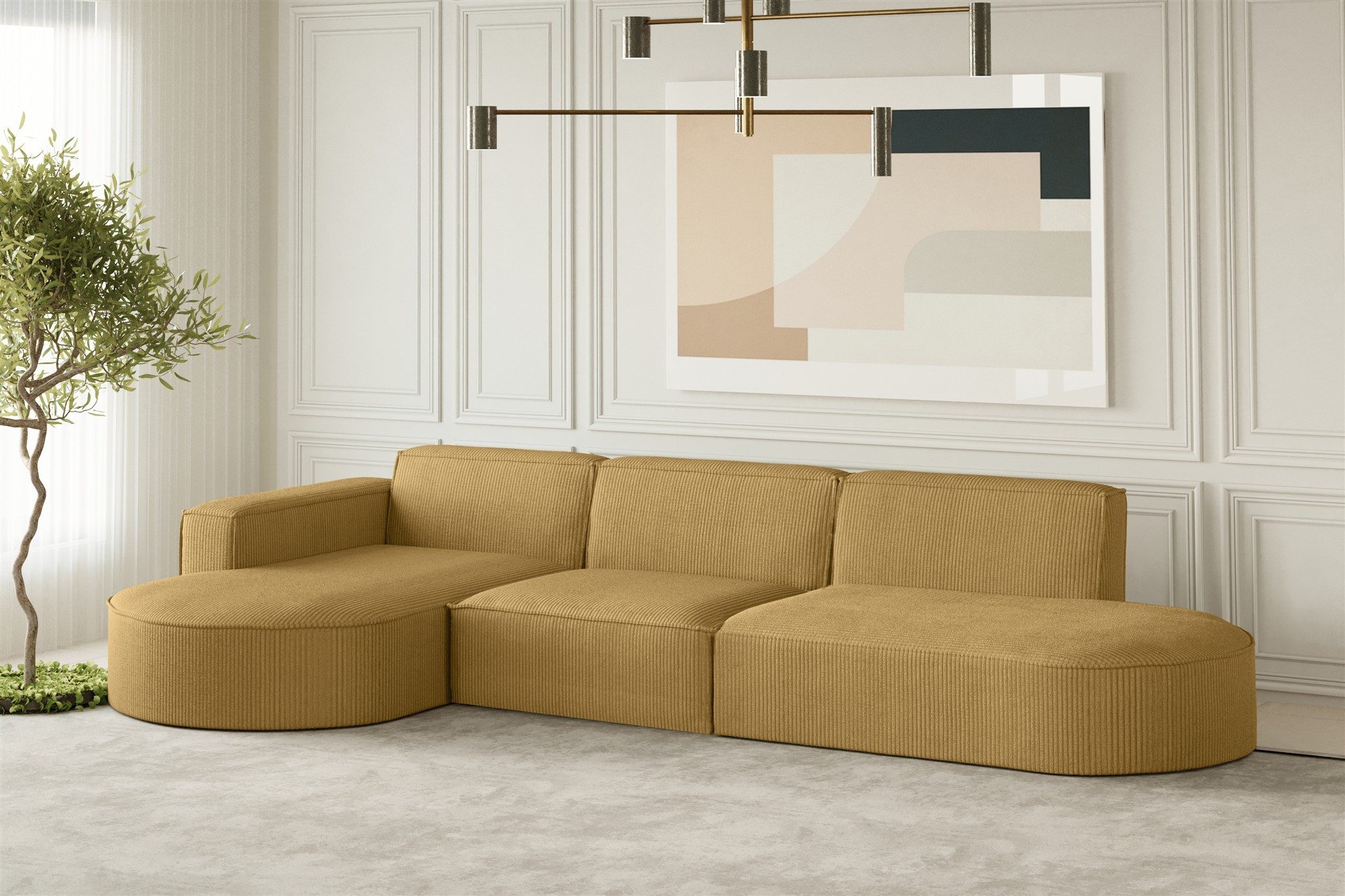Fun Möbel Ecksofa Designersofa PALMA mit günstig online kaufen
