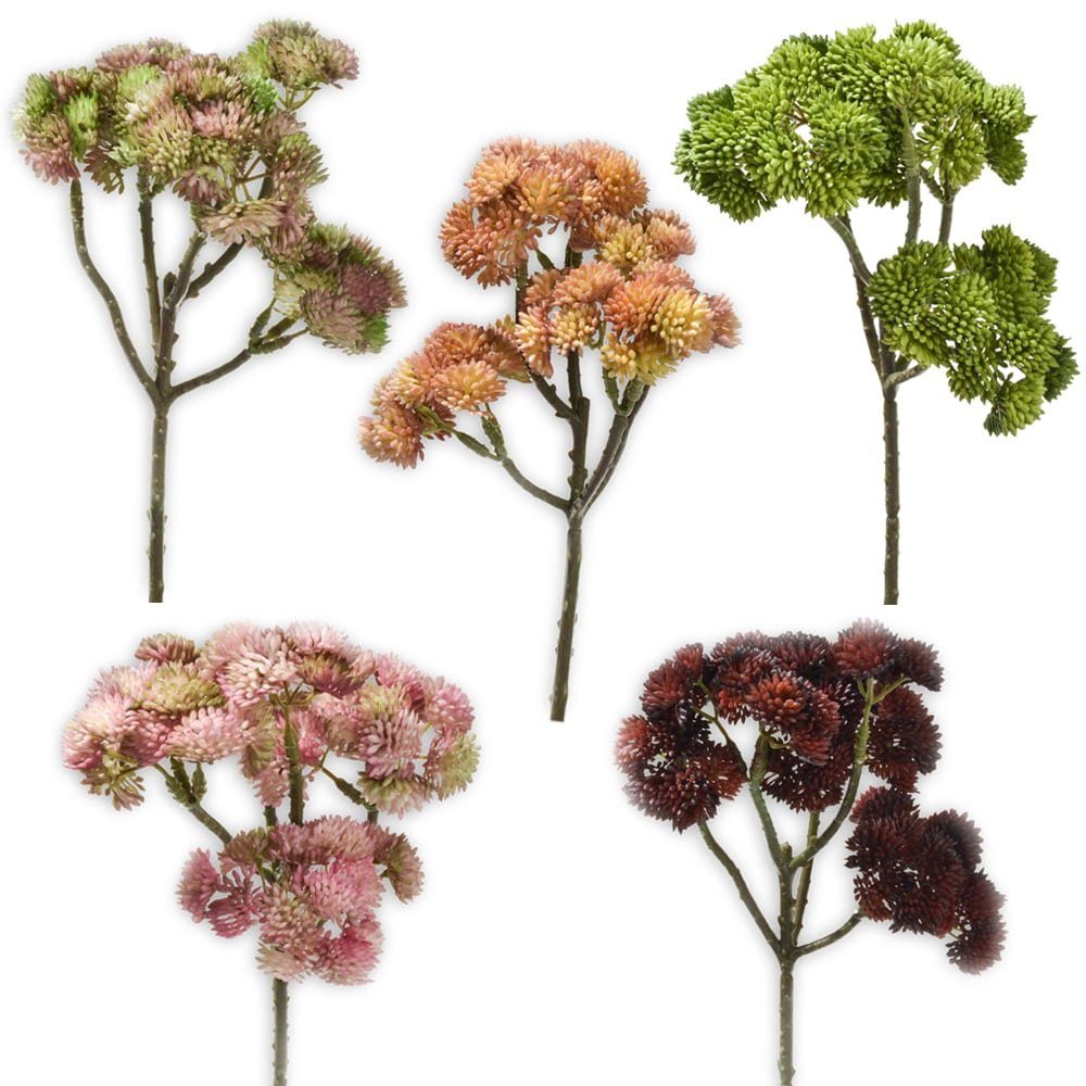 Kunstblume Fetthenne Kunstpflanze Dekopflanze 1 Stk günstig online kaufen
