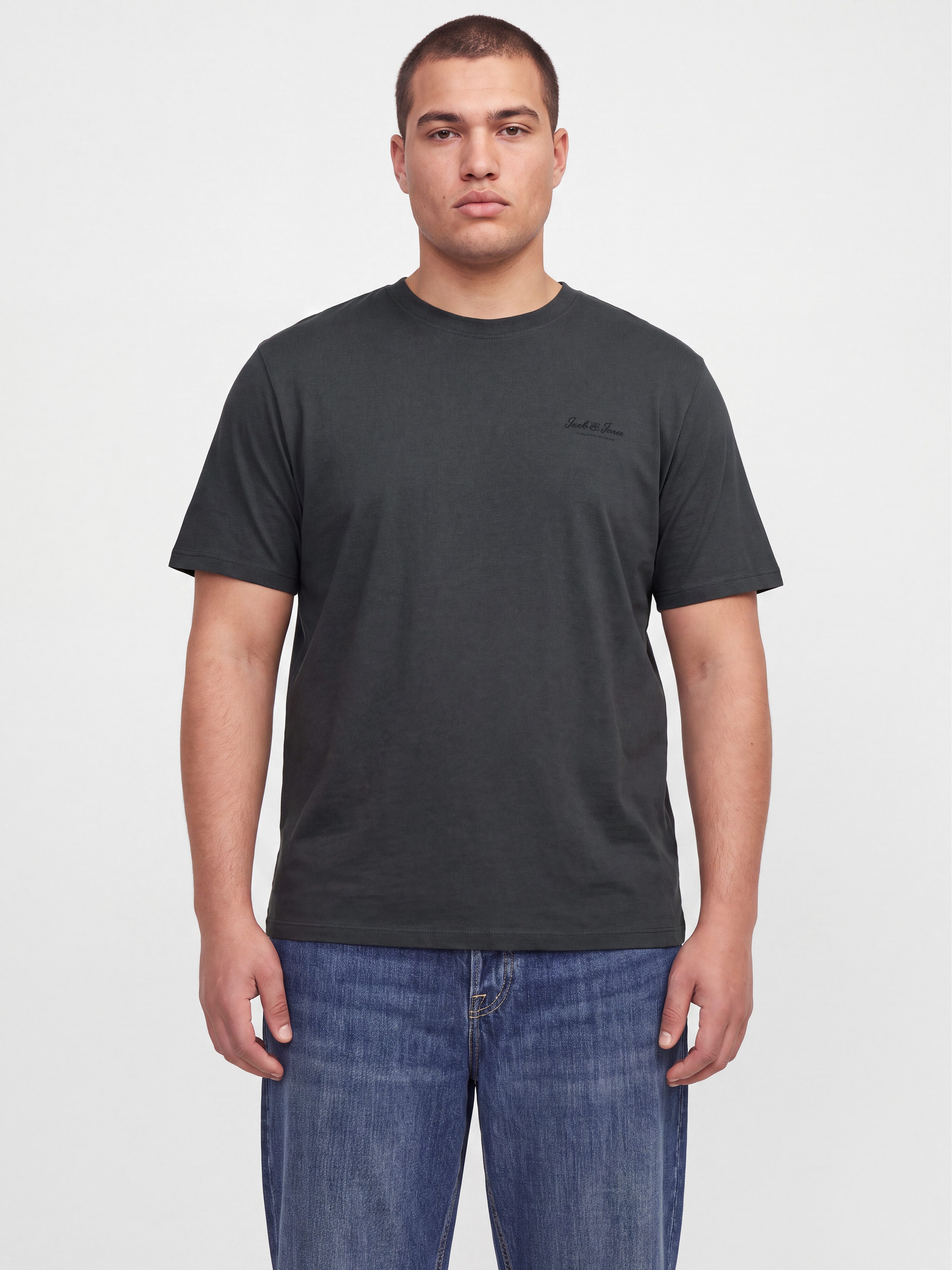 Jack & Jones PlusSize Rundhalsshirt JJEARCHIVE GRAPHIC TEE SS O-NECK PLS Baumwolle, regular fit