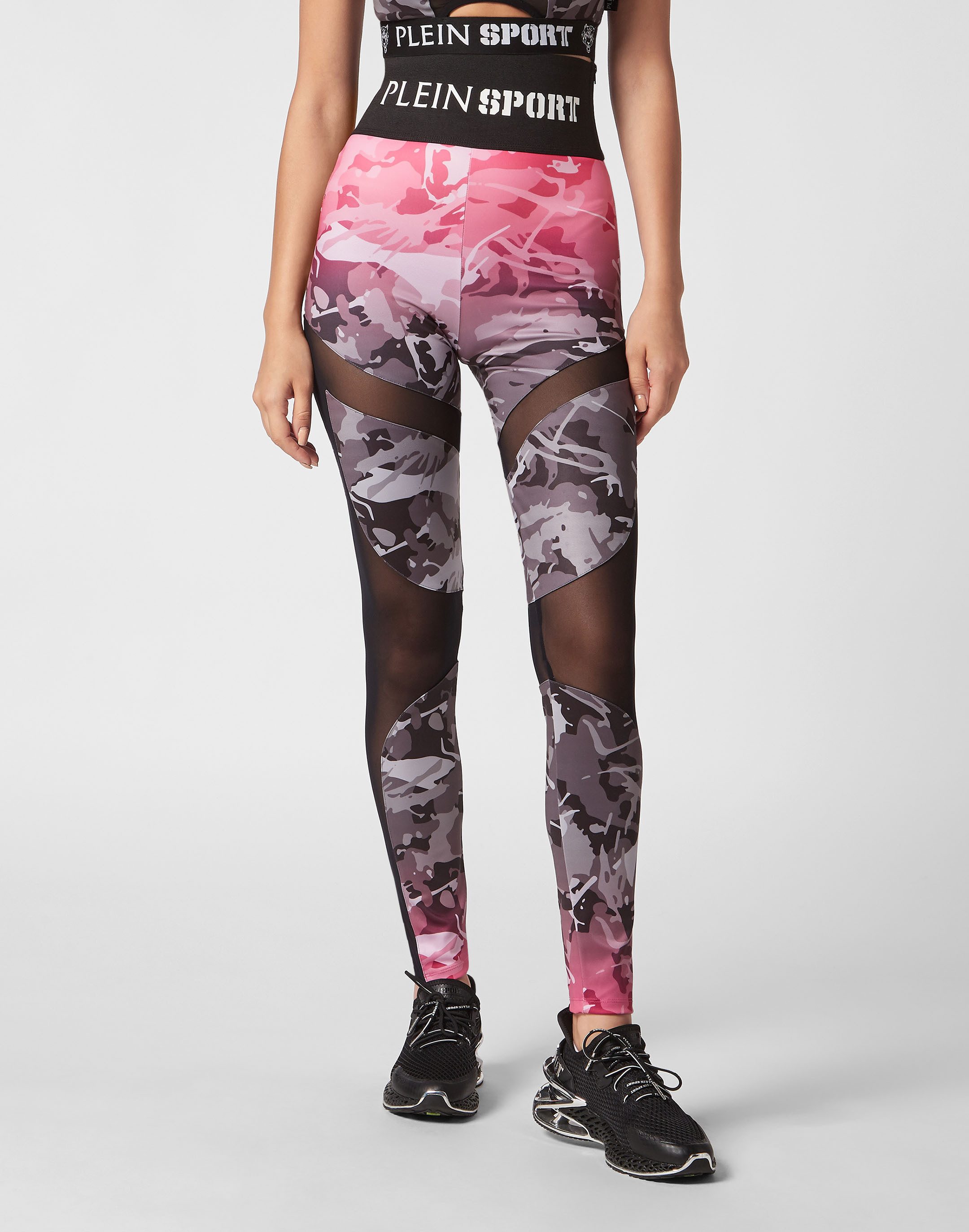 PLEIN SPORT Leggings Camouflage