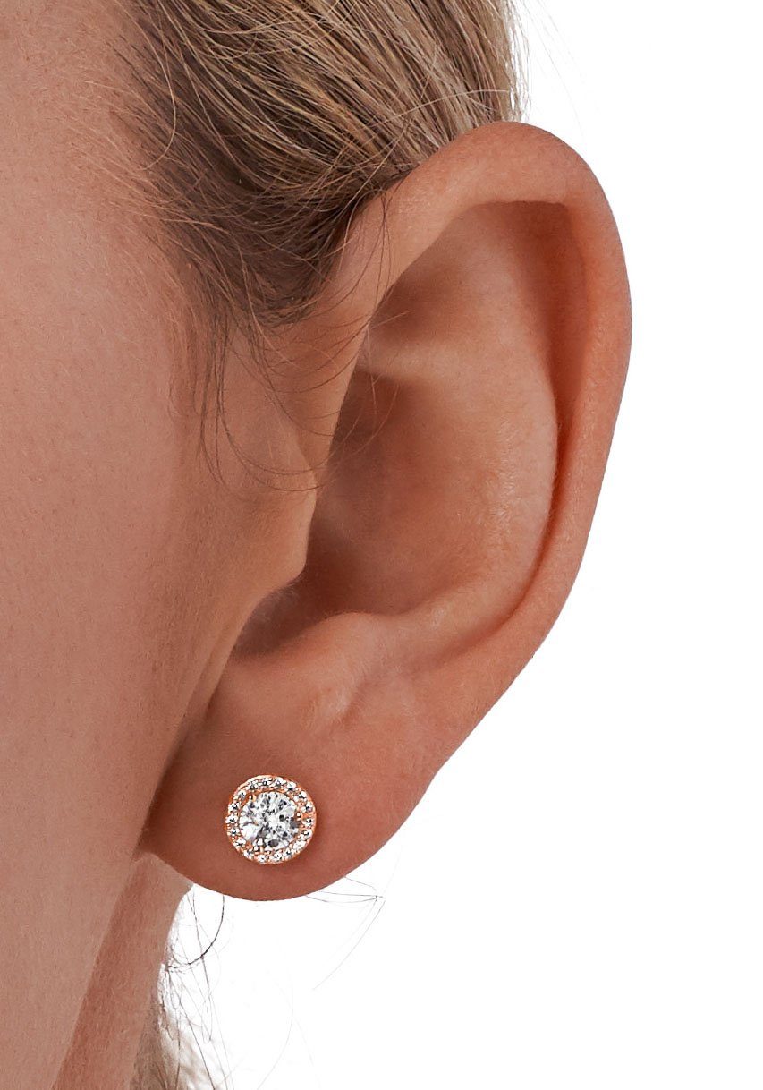 MICHAEL KORS Paar Ohrstecker Schmuck Geschenk Silber 925 Ohrringe PREMIUM, mit Zirkonia (synth)