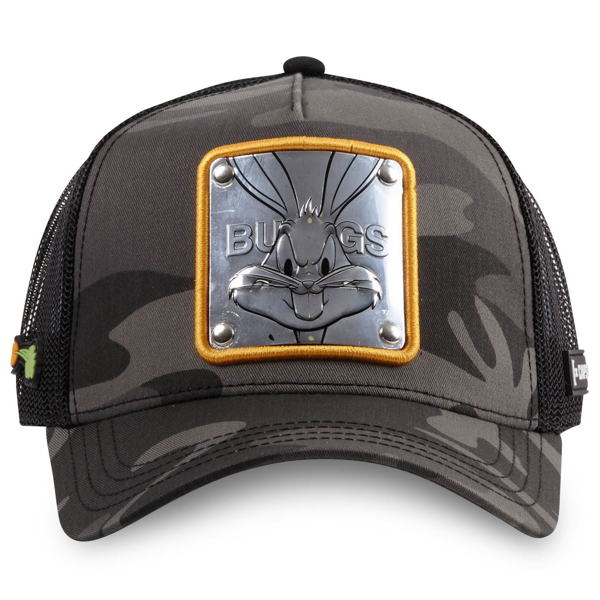 Capslab Trucker Cap CAPSLAB X LOONEY TUNES - Bugs Bunny Trucker Cap Dark Camo (Basecap, Basecap, Meshcap, Trucker Kappe) Camouflage Muster