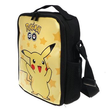 GalaxyCat Umhängetasche Pokemon Kinder Lunch Tasche, Isolierte Lunchbag mit Pikachu, 21x26x6, Kinder Lunch Tasche mit Pikachu