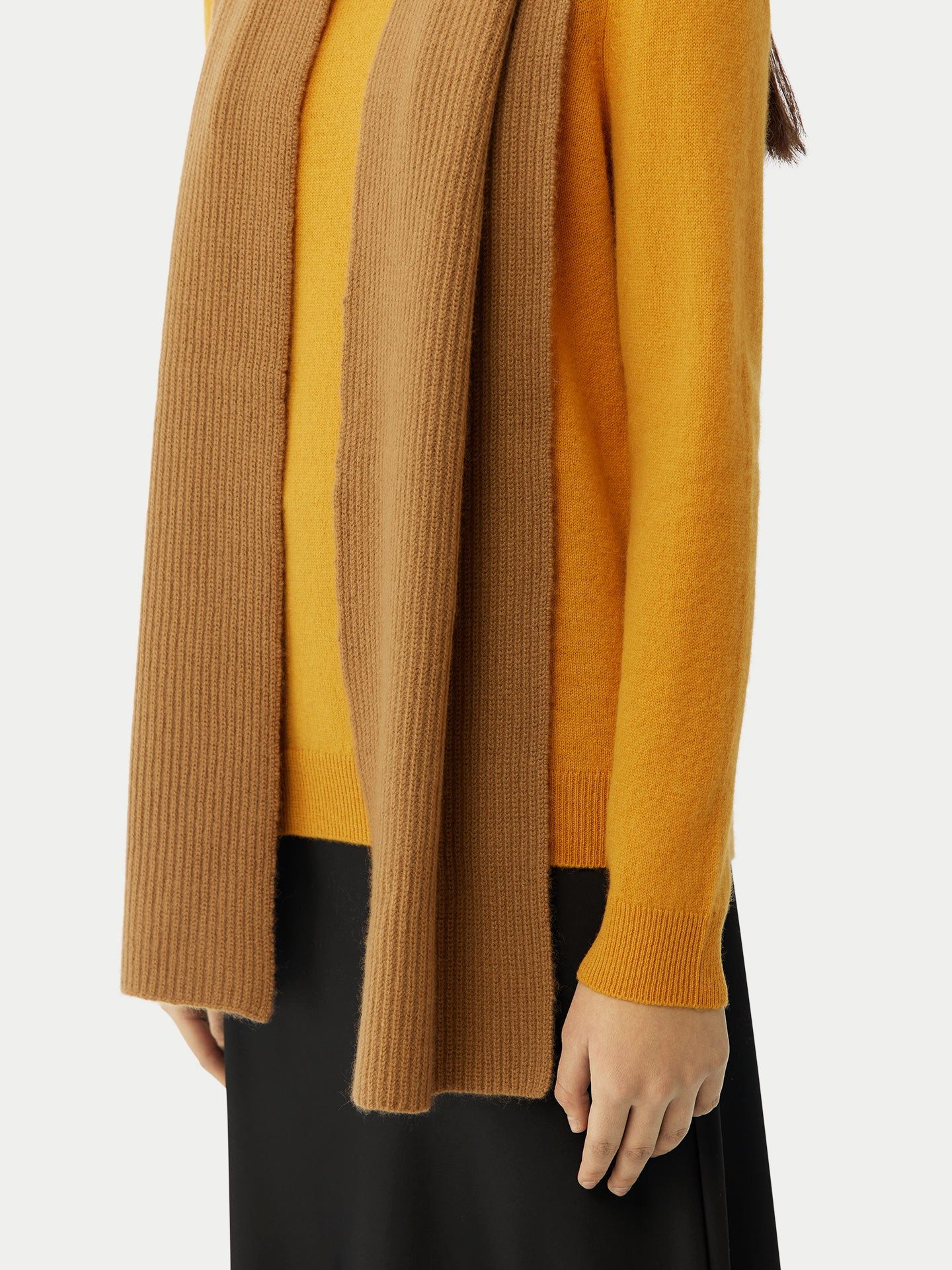 GOBI Cashmere Strickschal Schal mit Patentmuster