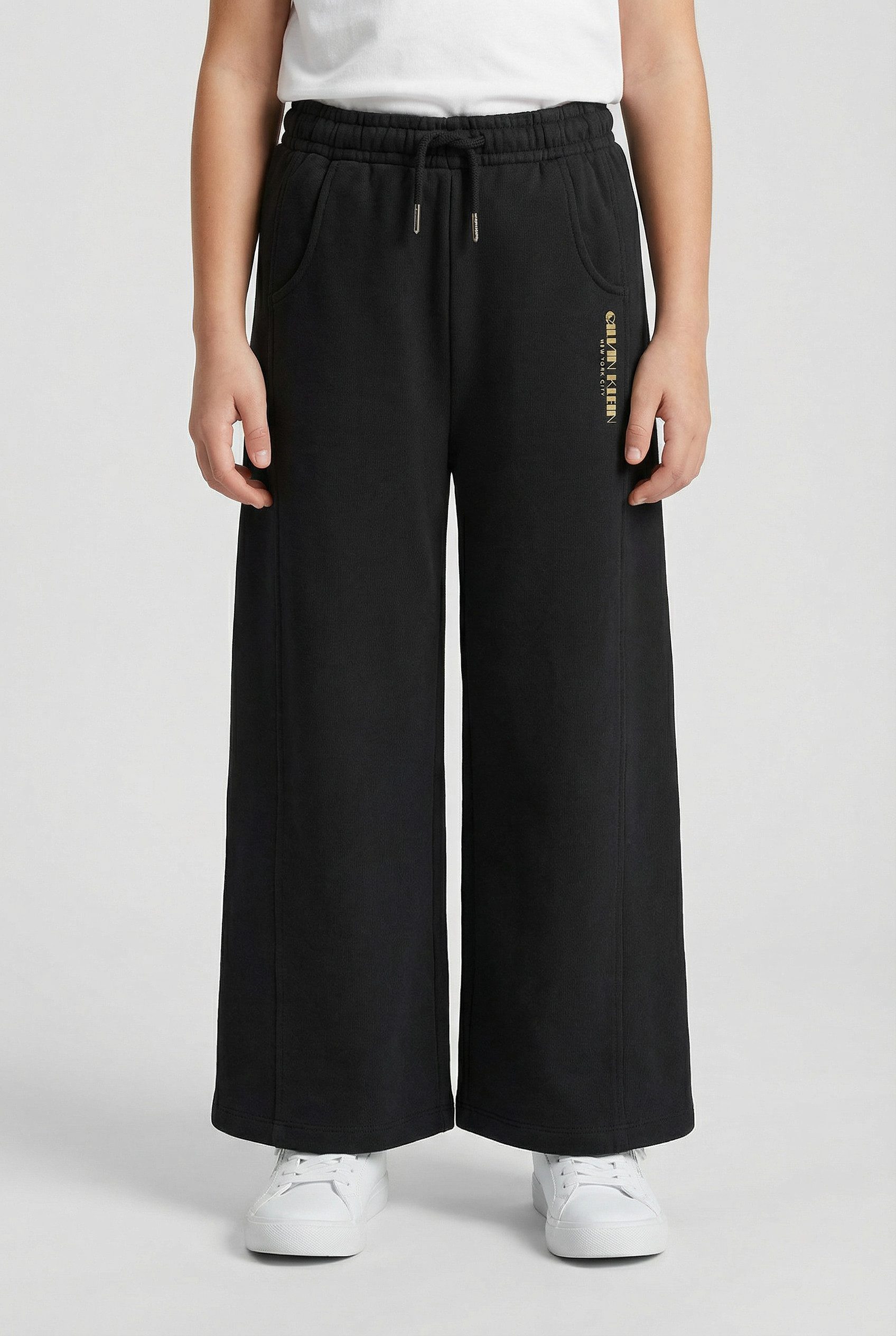 Calvin Klein Jeans Sweathose Glitzer-Logodruck, Regular Fit, für Kinder bis 16 Jahre