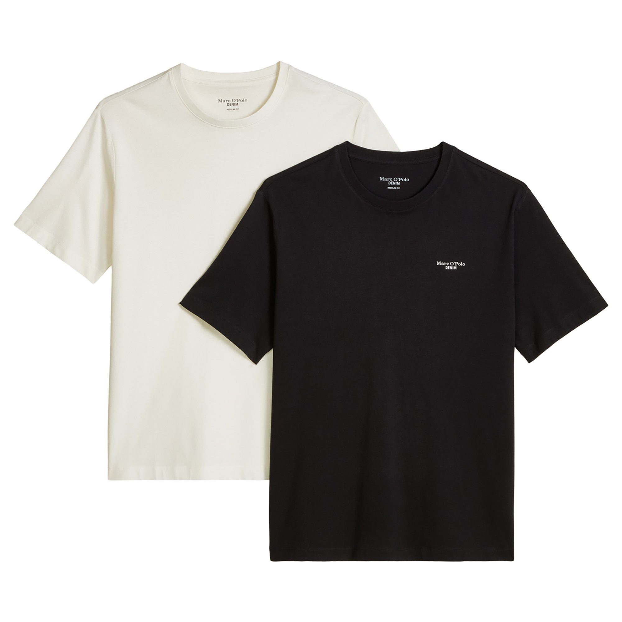Marc O'Polo DENIM T-Shirt Herren T-Shirt 2er Pack Baumwolle (Packung, 2er Pack)