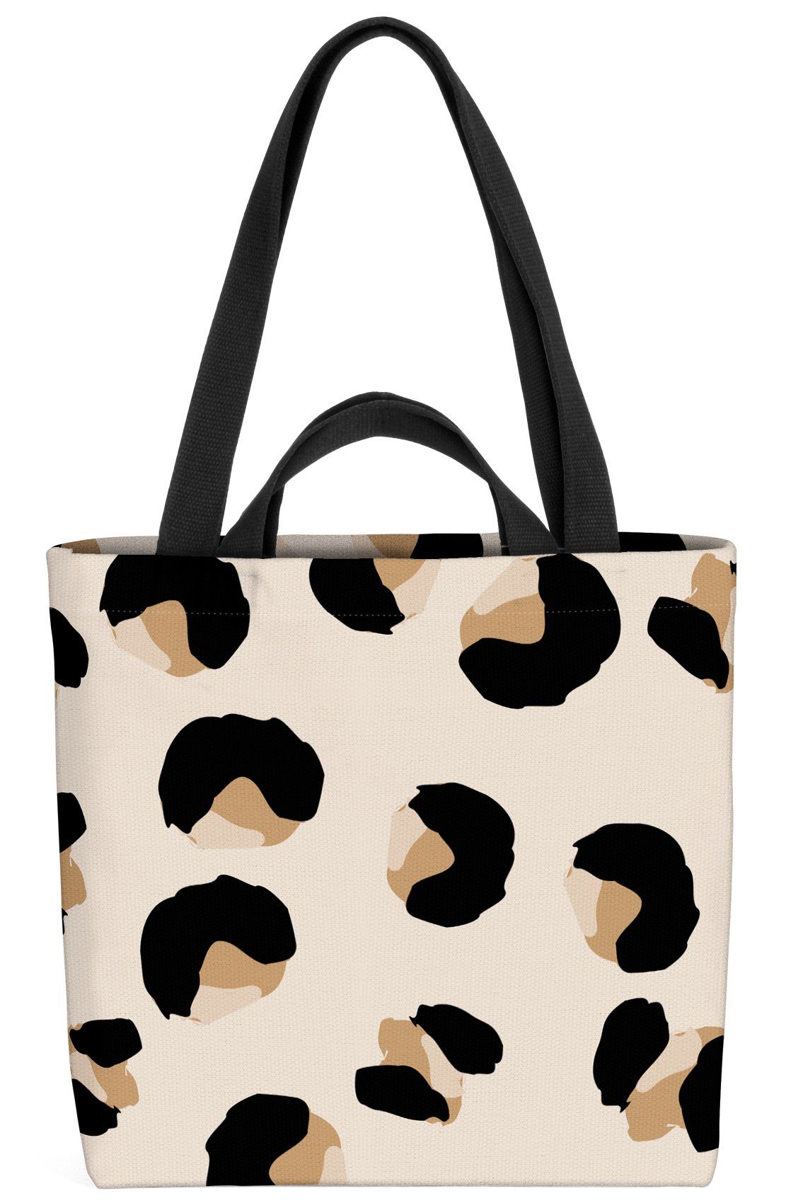 VOID Henkeltasche (1-tlg), Leopard Muster muster Raubtier Zoo tier wild leopard exotisch safari