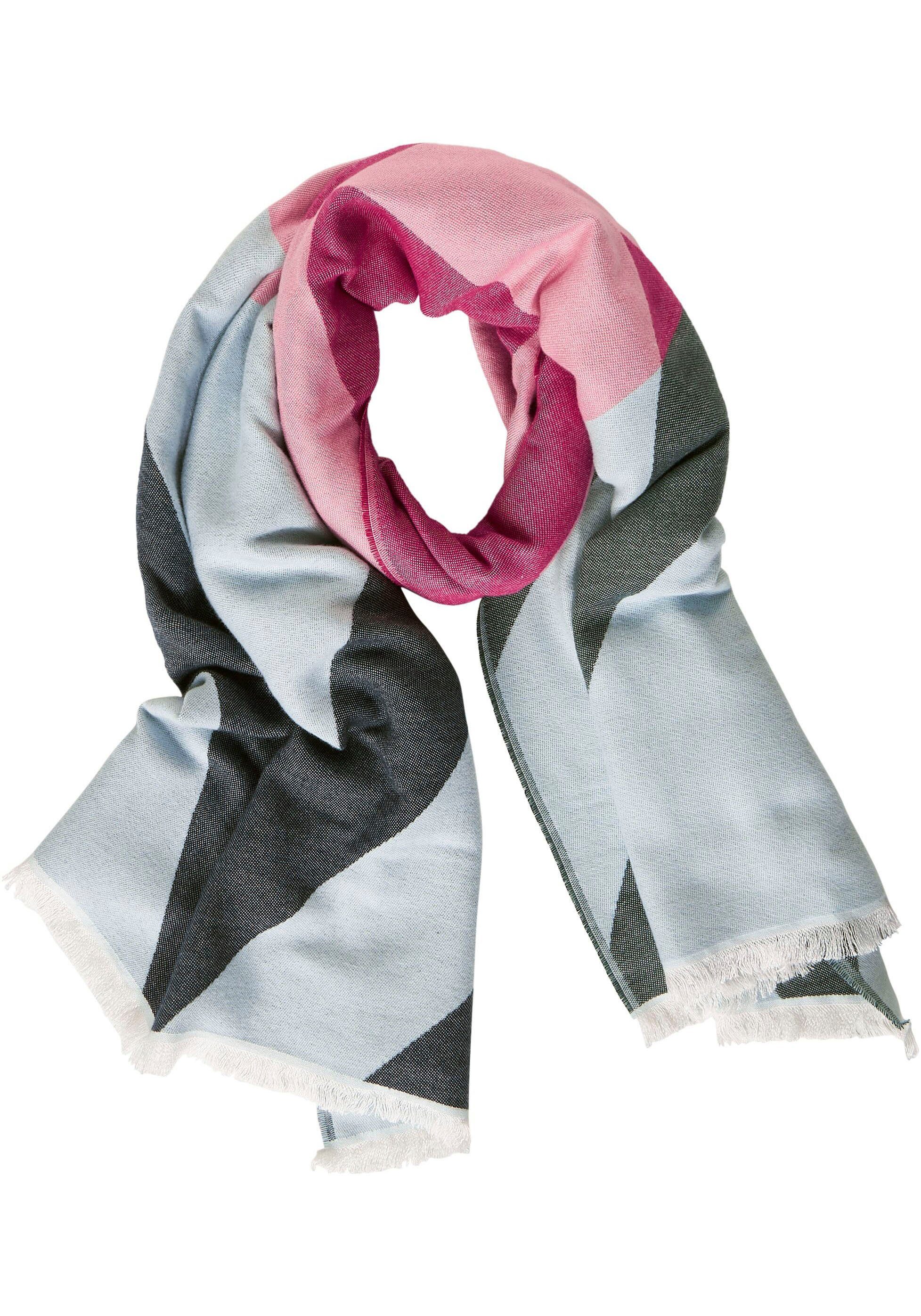 Ikat-Muster Schal, STREET mehrfarbigem ONE mit