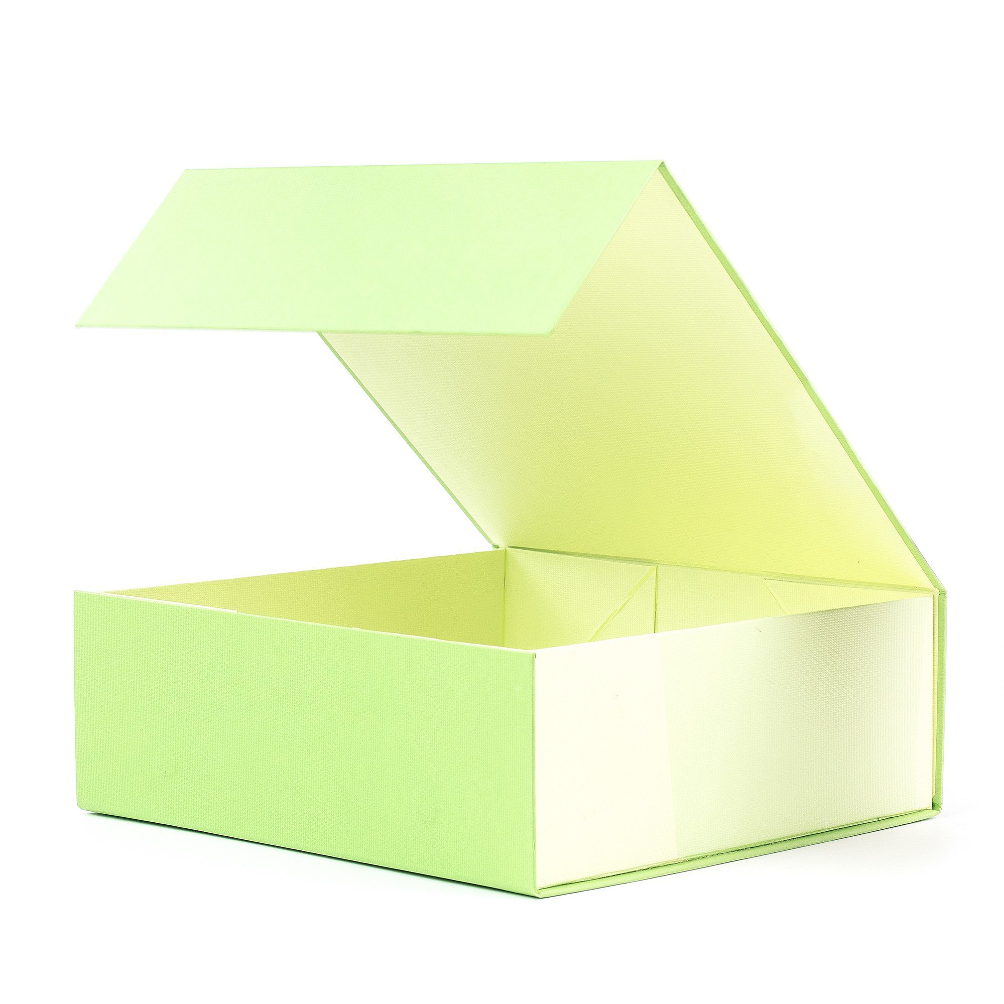 AdelDream Aufbewahrungsbox Geschenkbox Rechteck mit Deckel und Magnet für Hochzeiten, Geburtstagsgeschenk und Babybrautjungfer Geschenkbox Grün