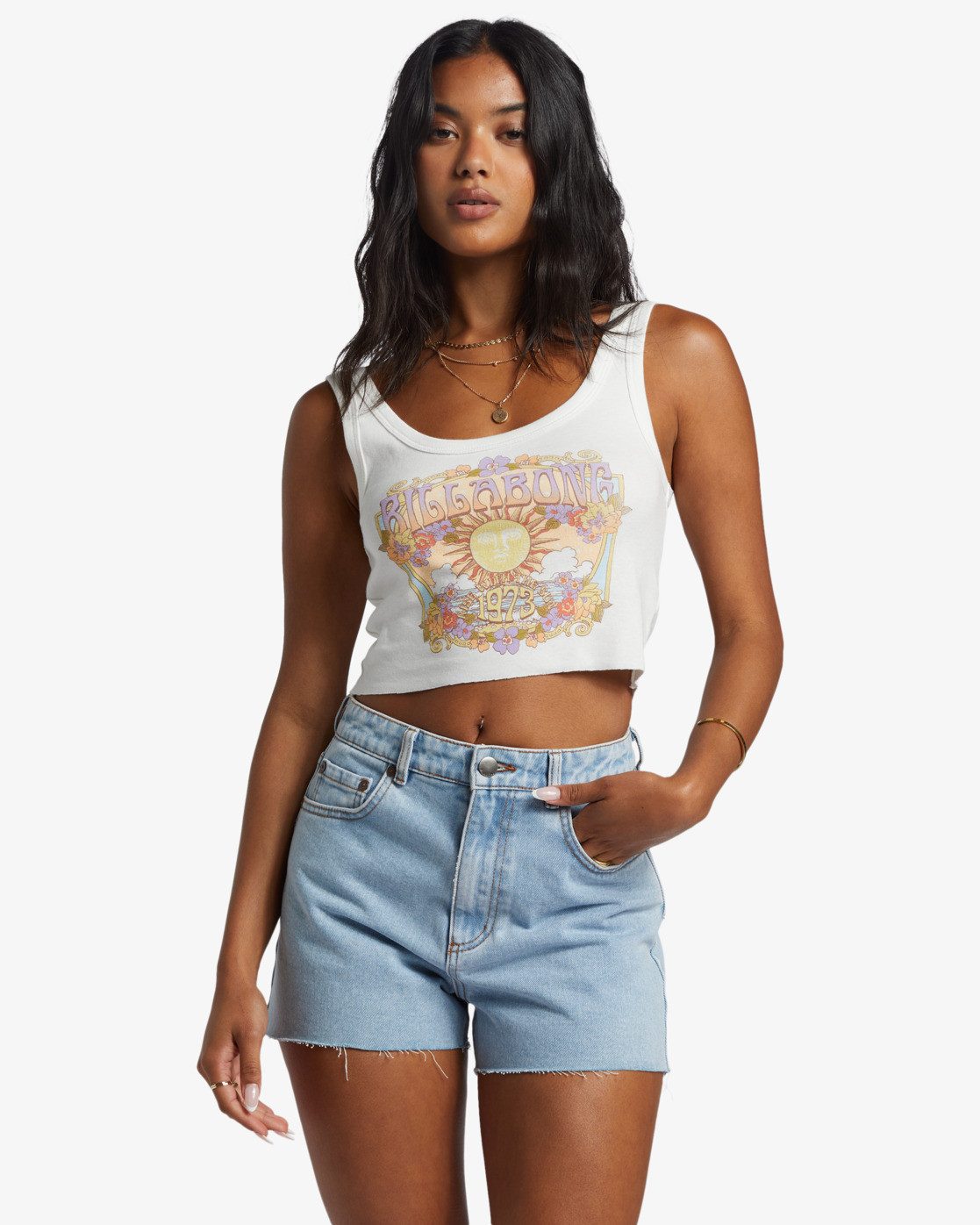 Billabong Jeansshorts High Tide - Denim-Shorts für Frauen