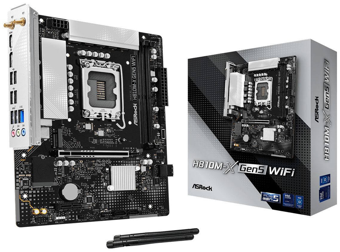 Asrock H810M-X Gen5 WiFi Mainboard