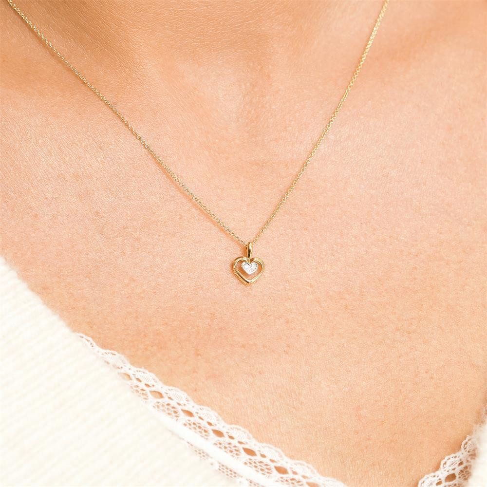 Unique Kettenanhänger Diamantanhänger ...