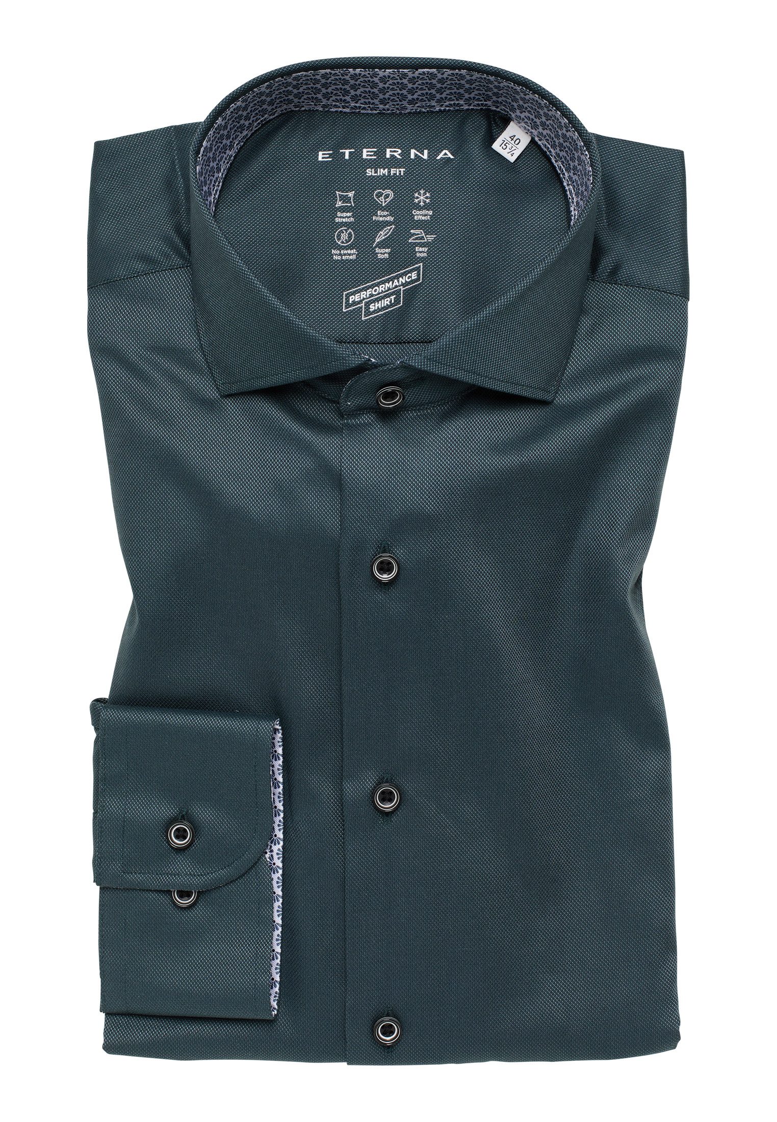 Eterna Langarmhemd - bügelleicht - SLIM FIT - Performance Hemd- Businesshemd