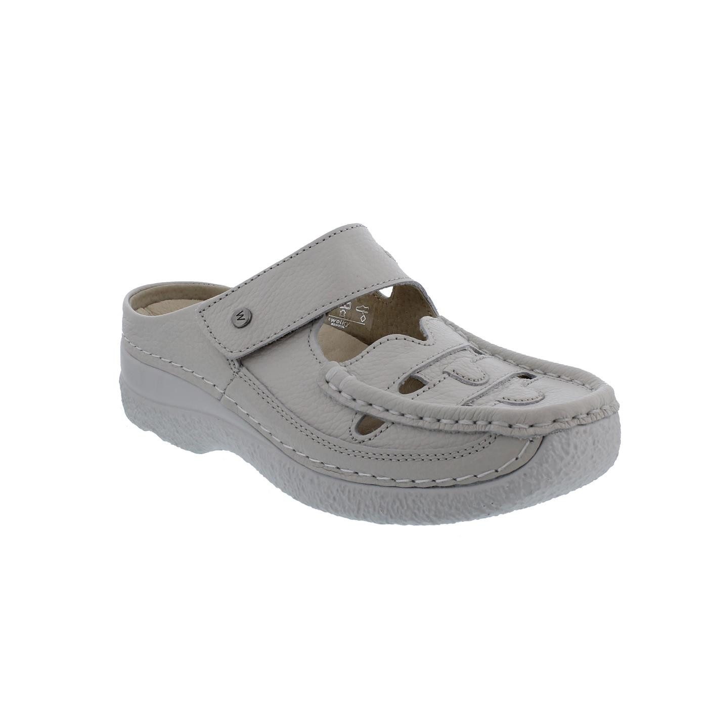 WOLKY Wolky Roll Clog, Talaria Floater leather, Offwhite, 0623471-120 Clog