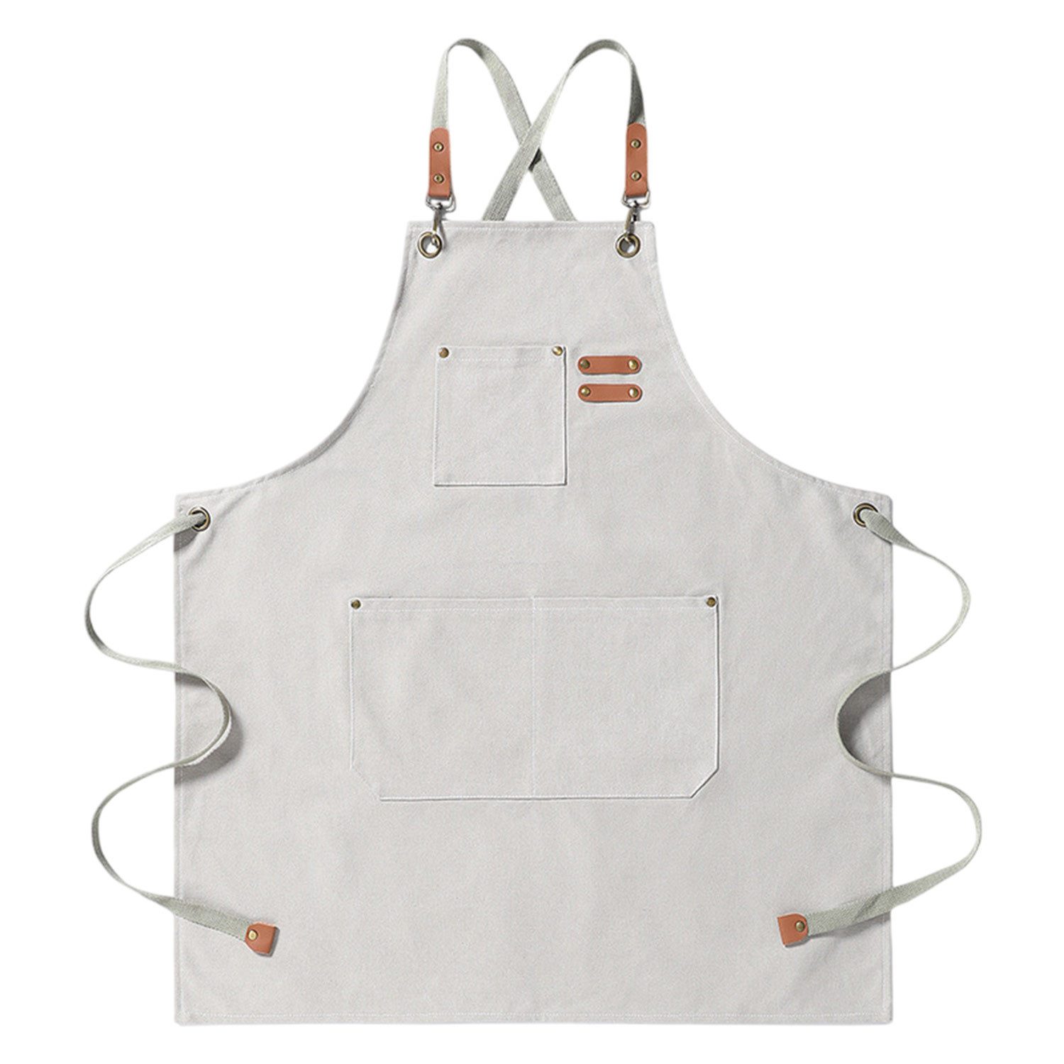Refttenw Kochschürze Kochschürze Schürze,Grillschürze werkenschürze,mit 2 günstig online kaufen