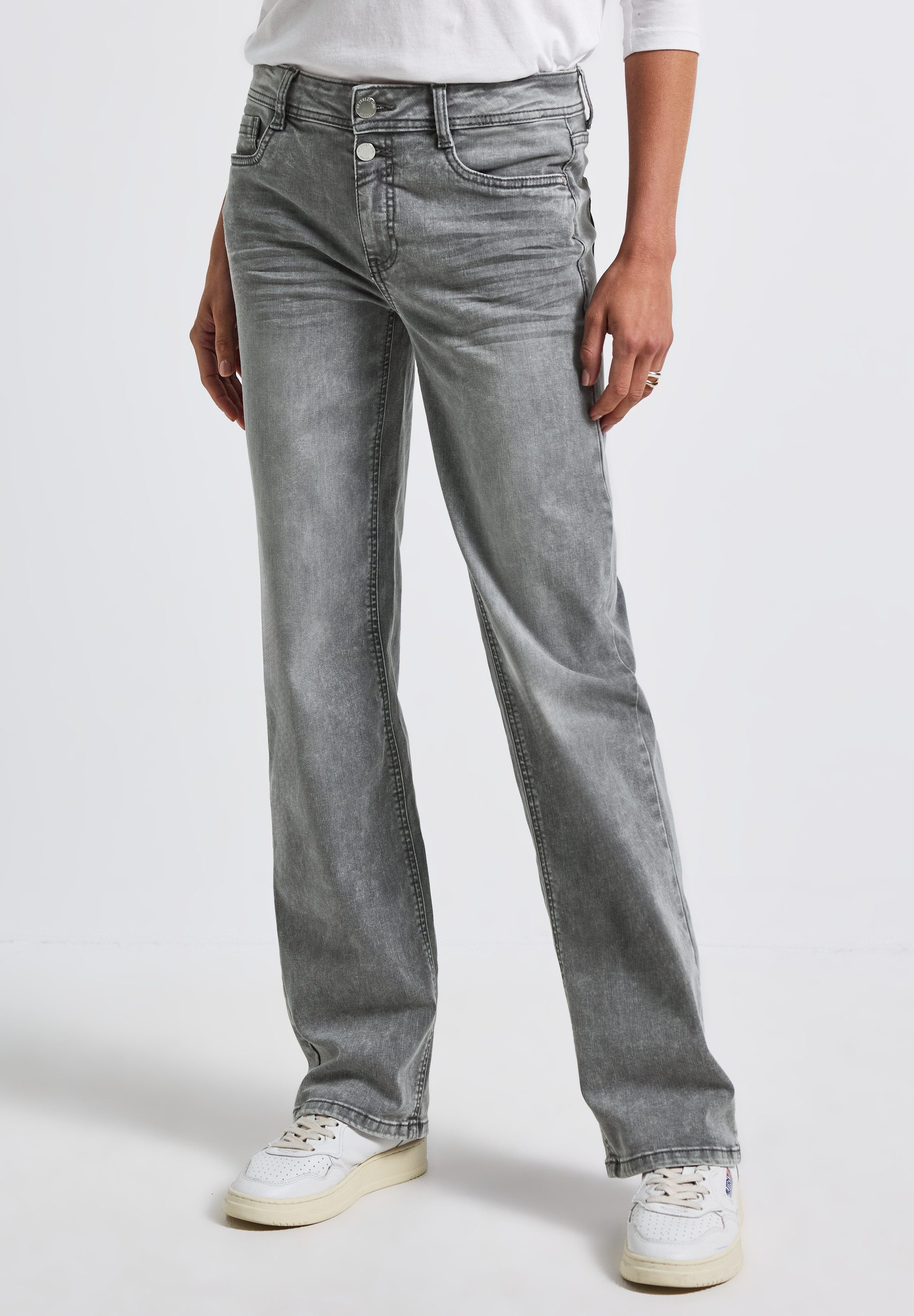STREET ONE Comfort-fit-Jeans Middle Waist