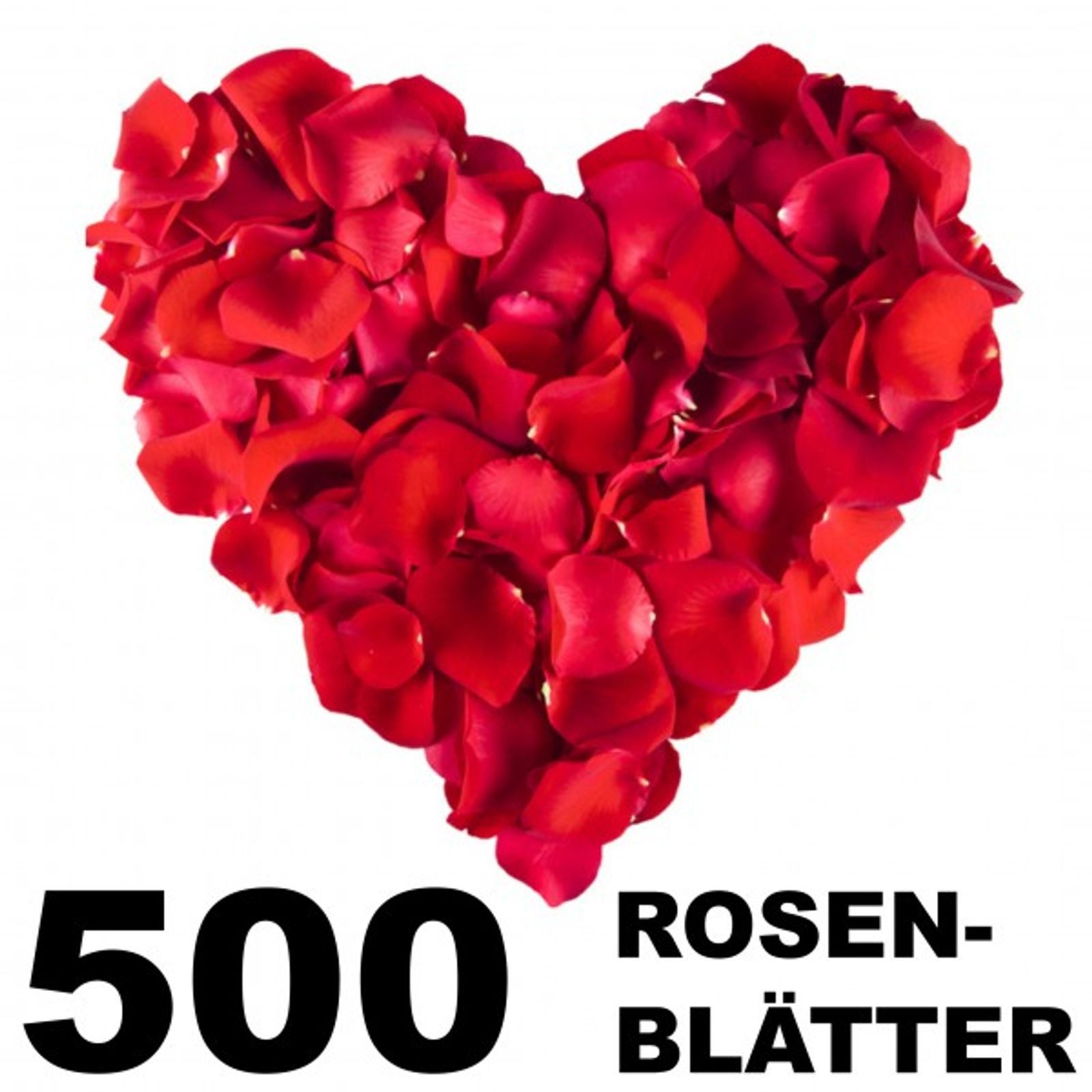 Kunstblume 500 Rosenblätter Rosenblüten Blütenblätter Hochzeit Deko weiß o. rot, Gravidus