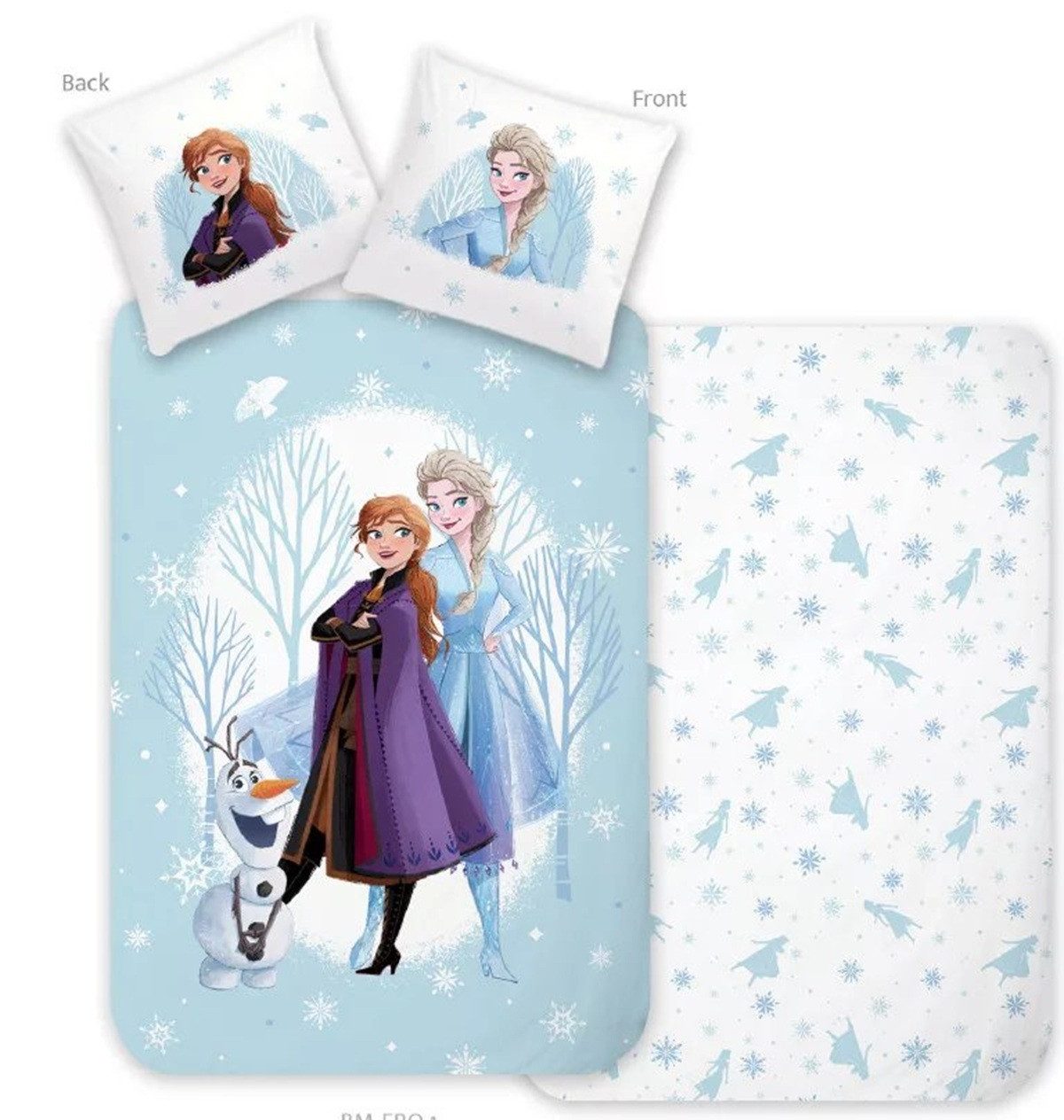 Disney Kinderbettwäsche Disney Eiskönigin Wonderland Bettwäscheset Magie