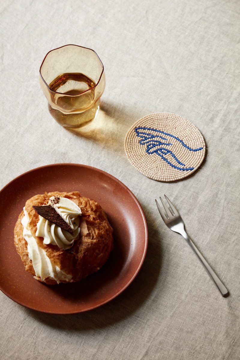 Broste Copenhagen Besteck-Set HUNE Kuchengabel Titanium Mat Black 4tlg., Edelstahl 18/8