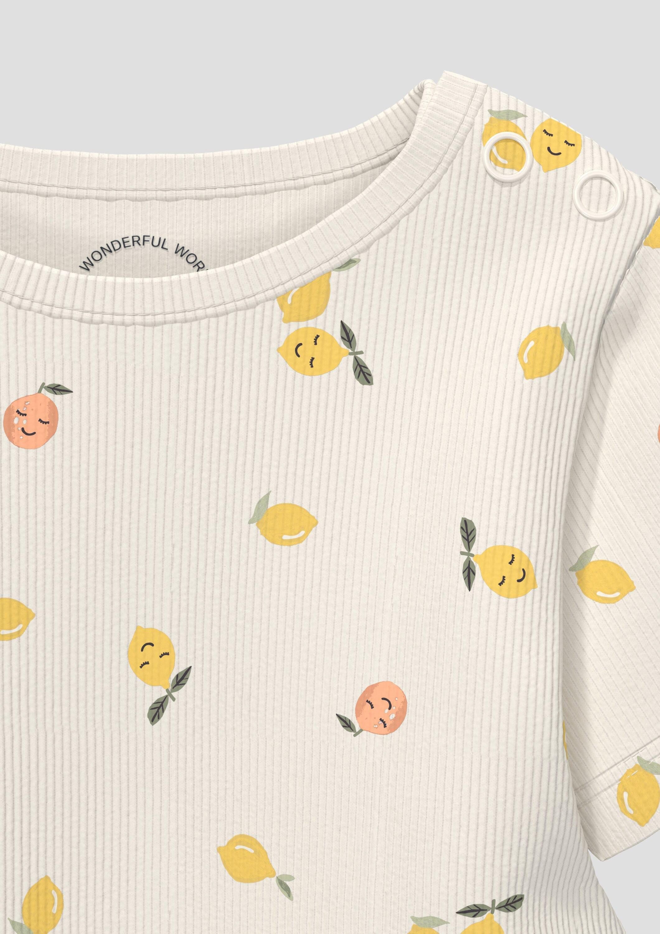 s.Oliver Shirtbody T-Shirt Body Unisex Ripp-Body mit All-over-Print