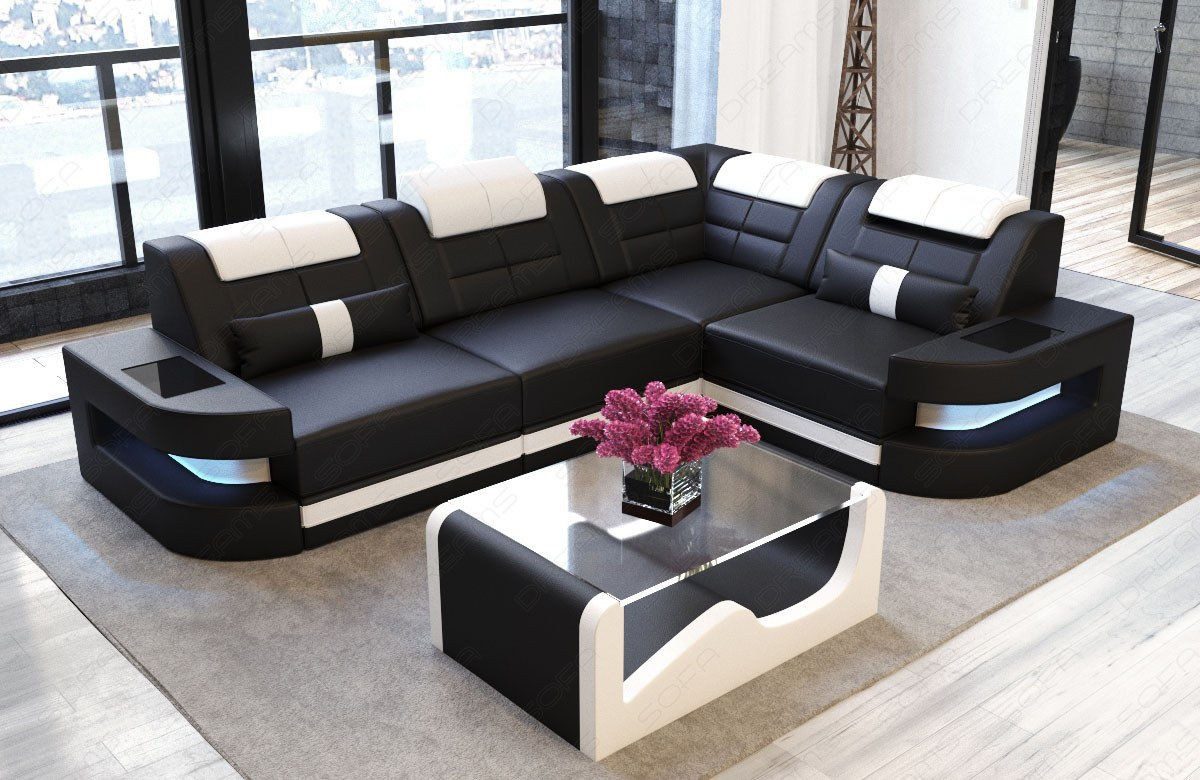 Sofa Dreams Ecksofa Ledersofa Como L günstig online kaufen