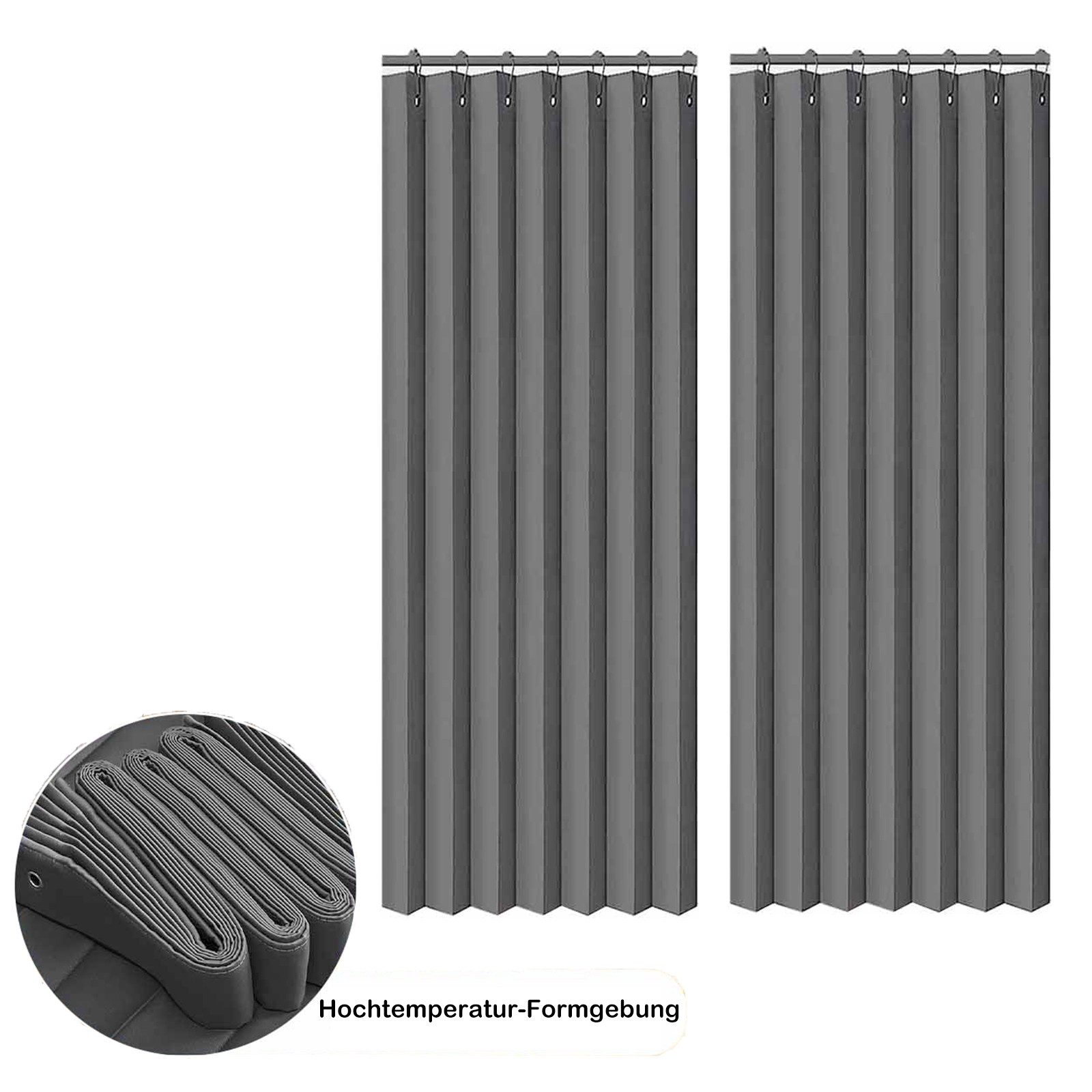 Jibenhome Outdoorvorhang Sichtschutz Vorhang Raumteiler, Wasserdicht günstig online kaufen