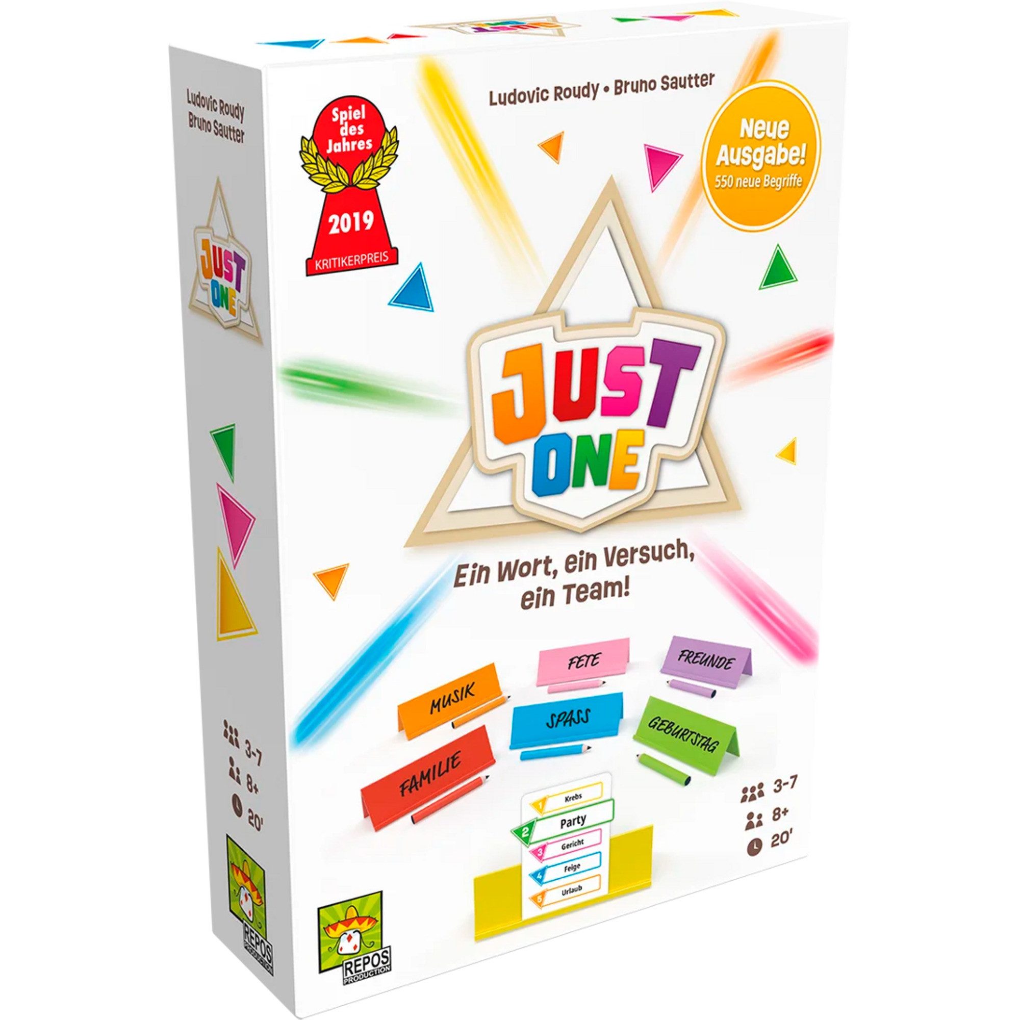 Asmodee Spiel Asmodee Just One, Partyspiel, (Spiel des Jahres