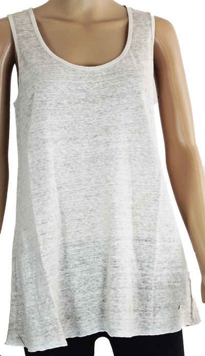 Grace Fashion Longshirt stone creme Sommer Shirt Locker sitzend, oversize