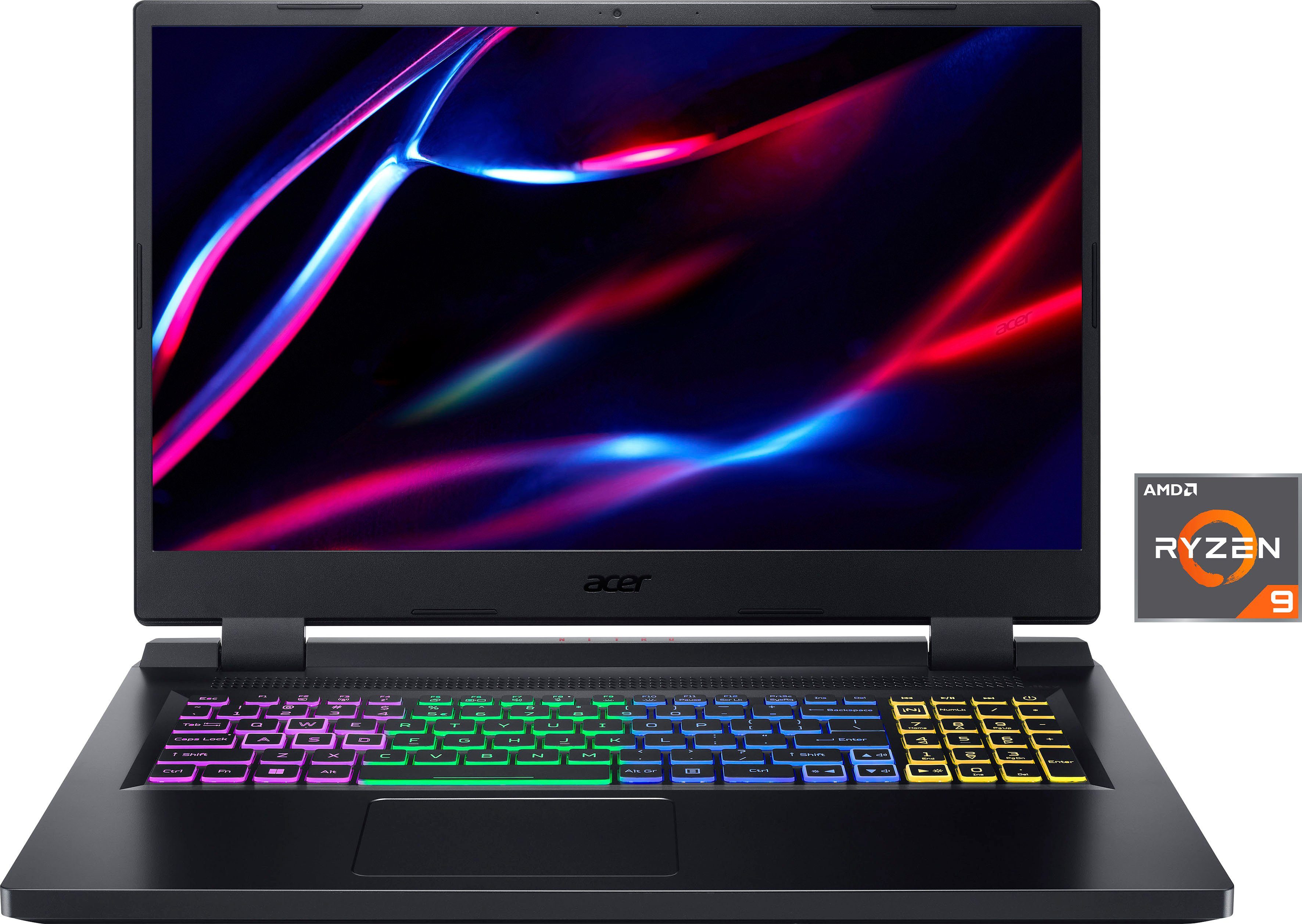 Acer AN517-42-R31H Gaming-Notebook (43,94 cm/17,3 Zoll, AMD Ryzen 9 6900HX, GeForce RTX 3070 Ti, 1000 GB SSD)